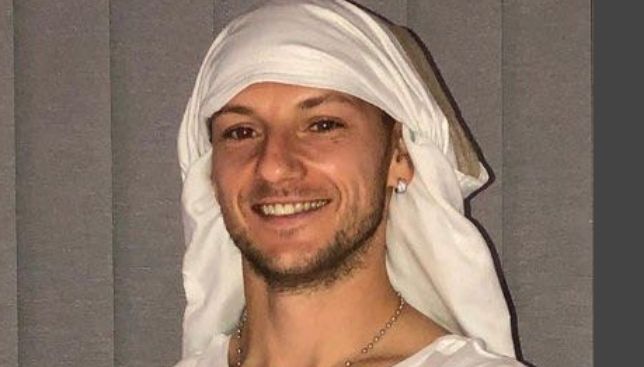  Rakitic vestido de costalero.