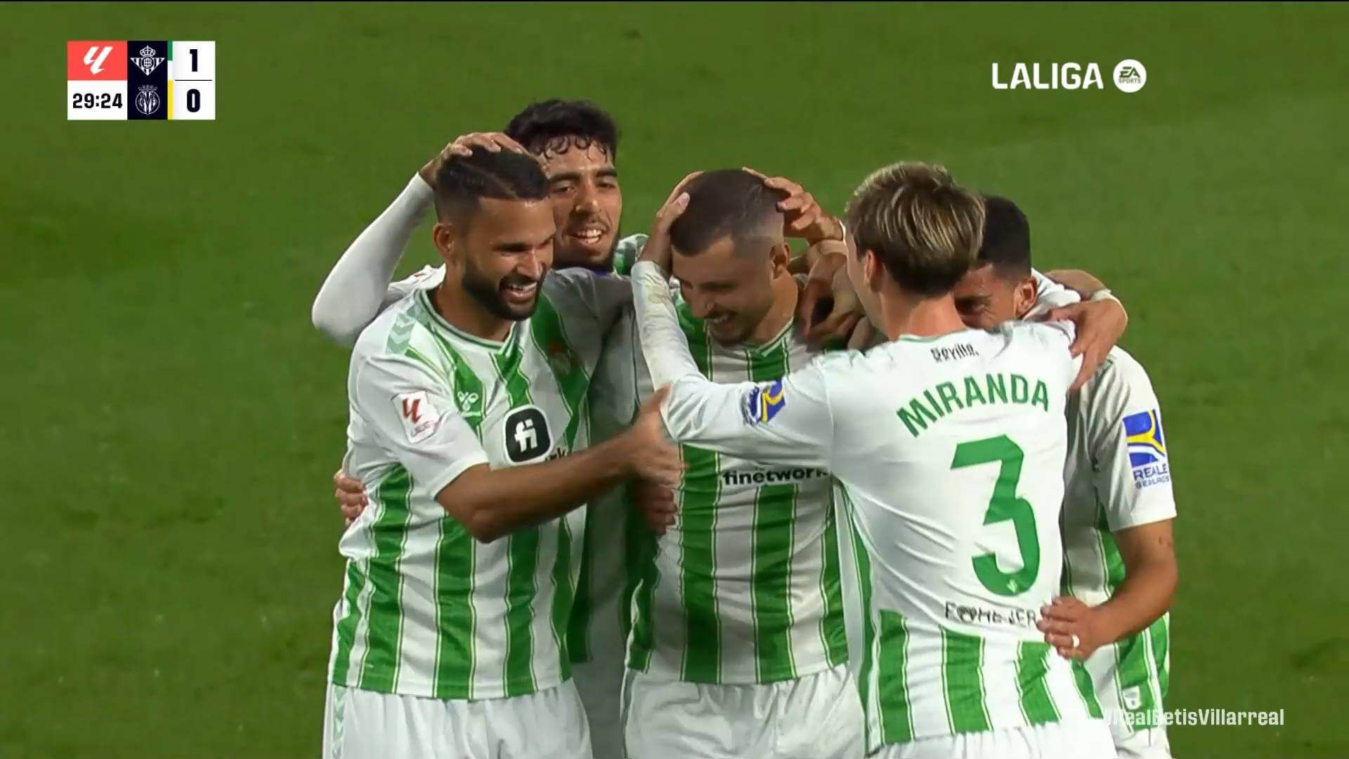  Real Betis 1-0 Villarreal: Gol de Guido Rodríguez