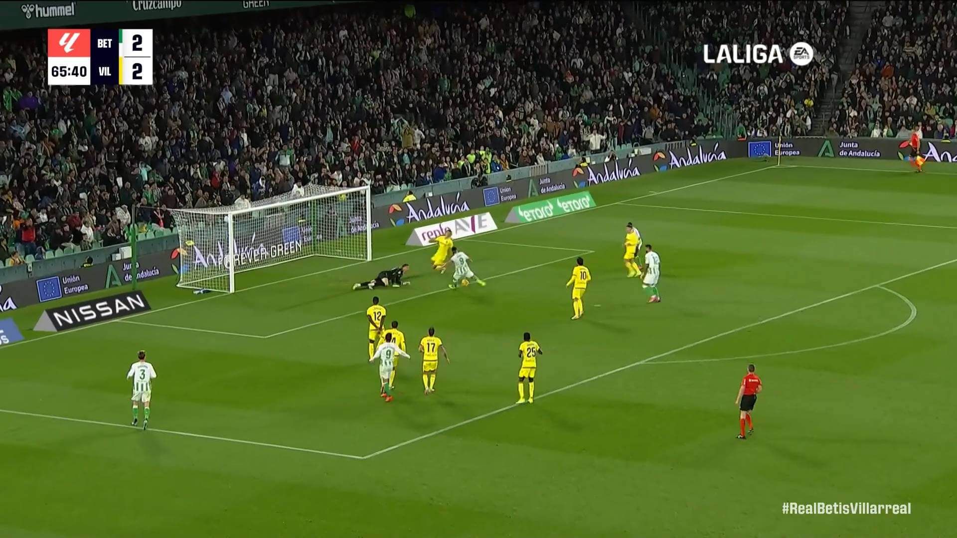 Real Betis 2-2 Villarreal: Ocasión de Fekir