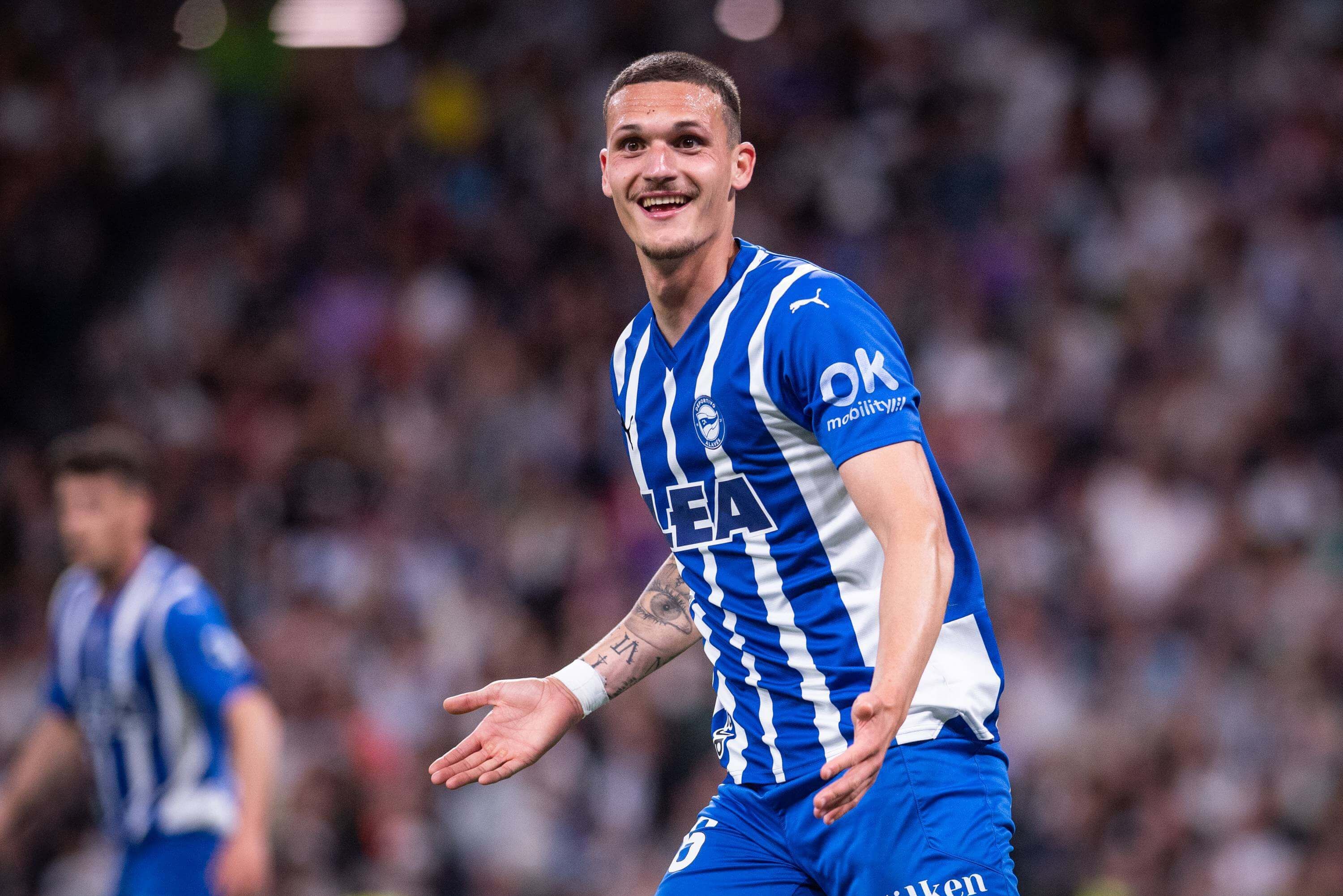  Rafa Marín, durante el Real Madrid-Alavés.