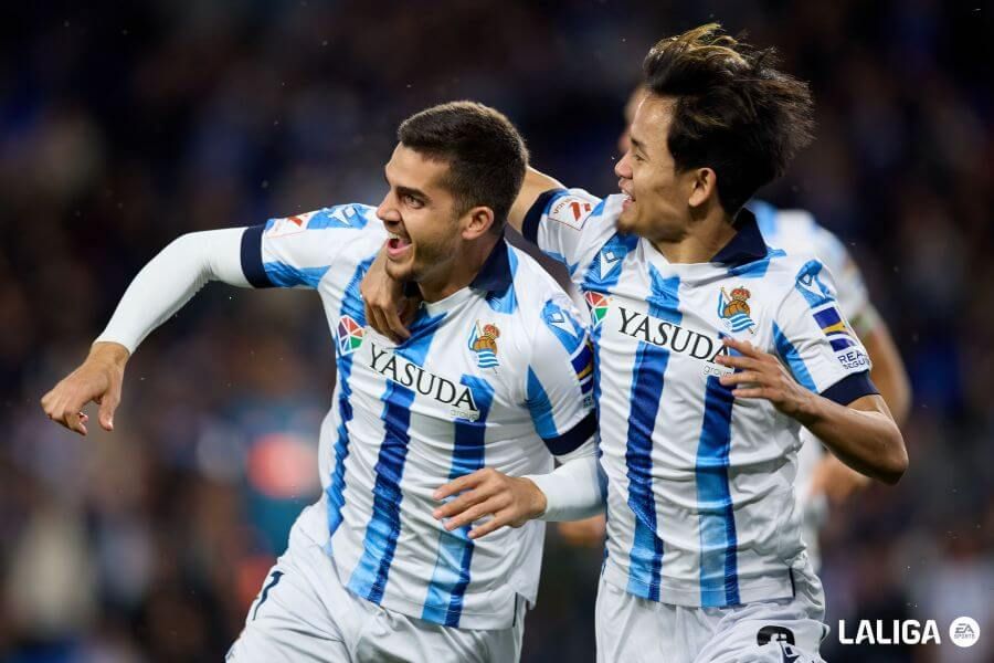 André Silva fue el autor del gol en el Real Sociedad - Valencia CF.