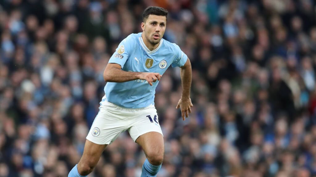 Rodri Hernández durante un partido con el Manchester City. (Fuente: Cordon Press).