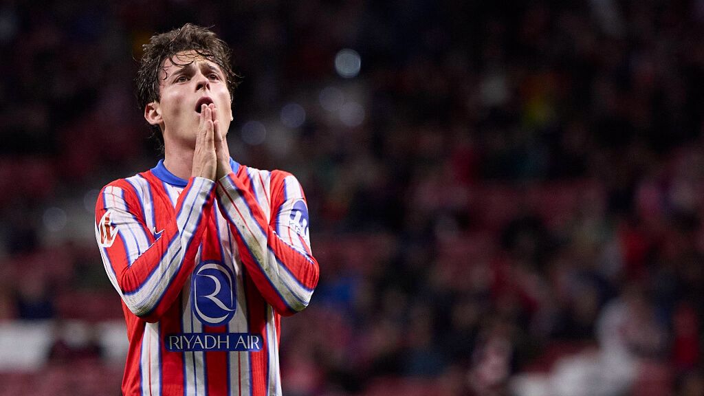 Rodrigo Riquelme, en un partido con el Atlético de Madrid (Cordon Press)