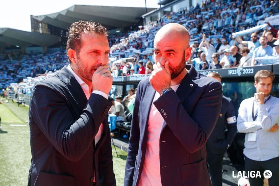 Rubén Baraja, ante el Celta de Vigo (Foto: LALIGA).
