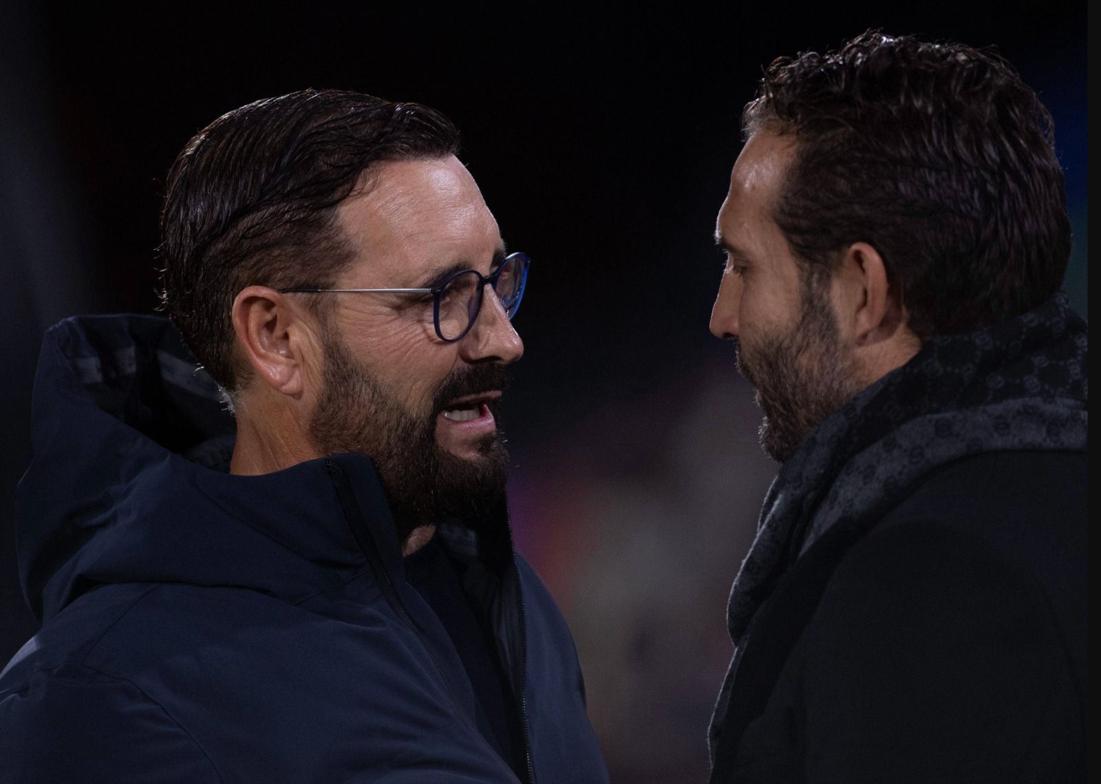 Rubén Baraja, ante el Getafe CF.