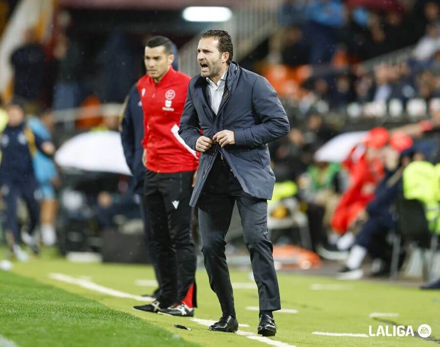 Rubén Baraja, ante el Real Madrid.