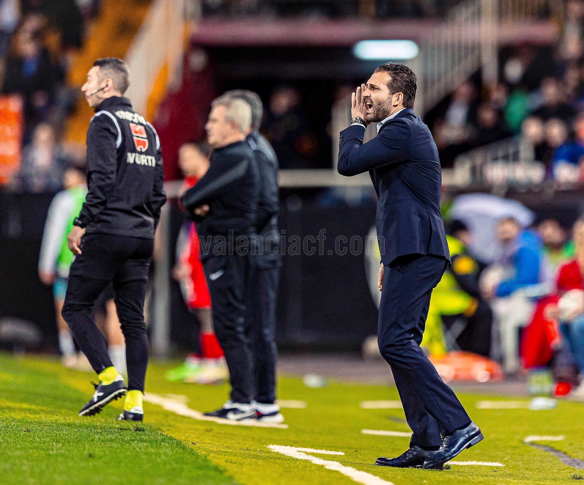  Rubén Baraja, en el Valencia CF - RCD Mallorca.