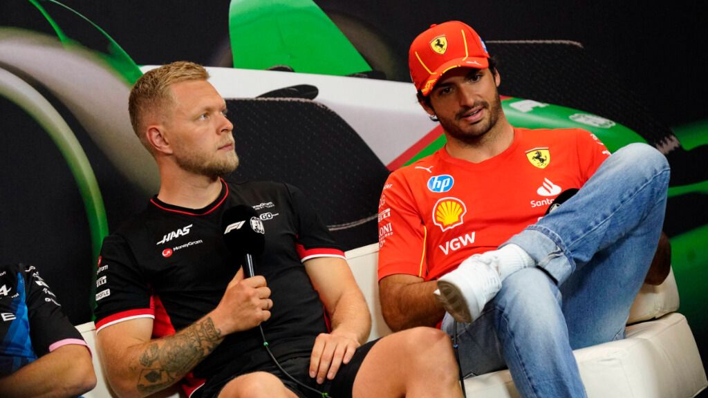 Carlos Sainz, en Imola.