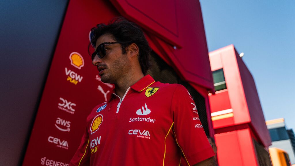  Carlos Sainz, en el GP de Imola.