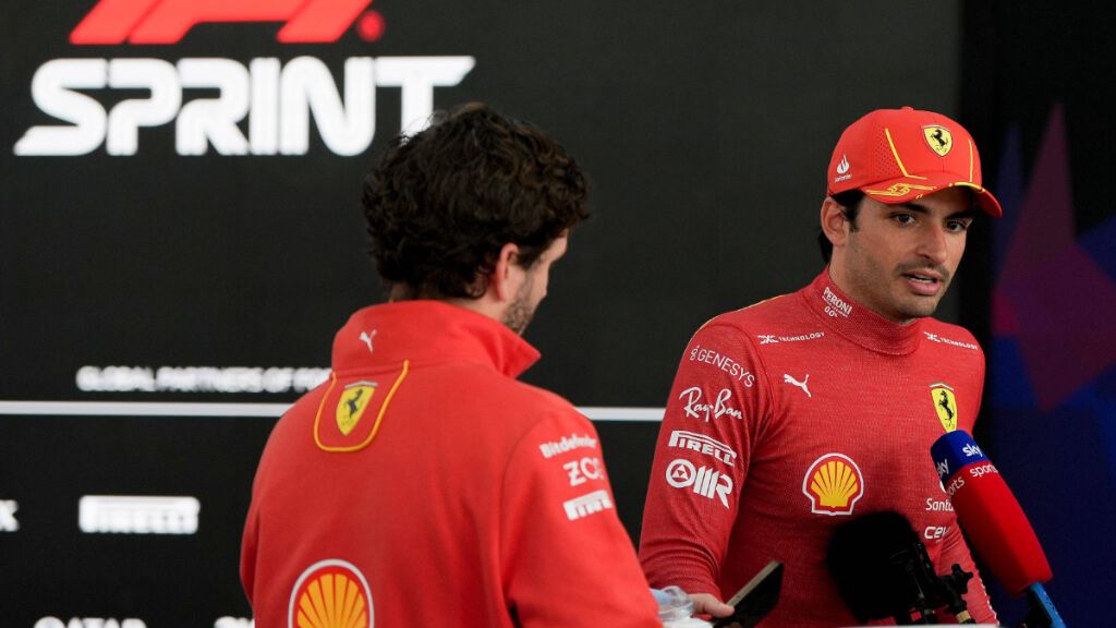  Carlos Sainz, en el GP de China.