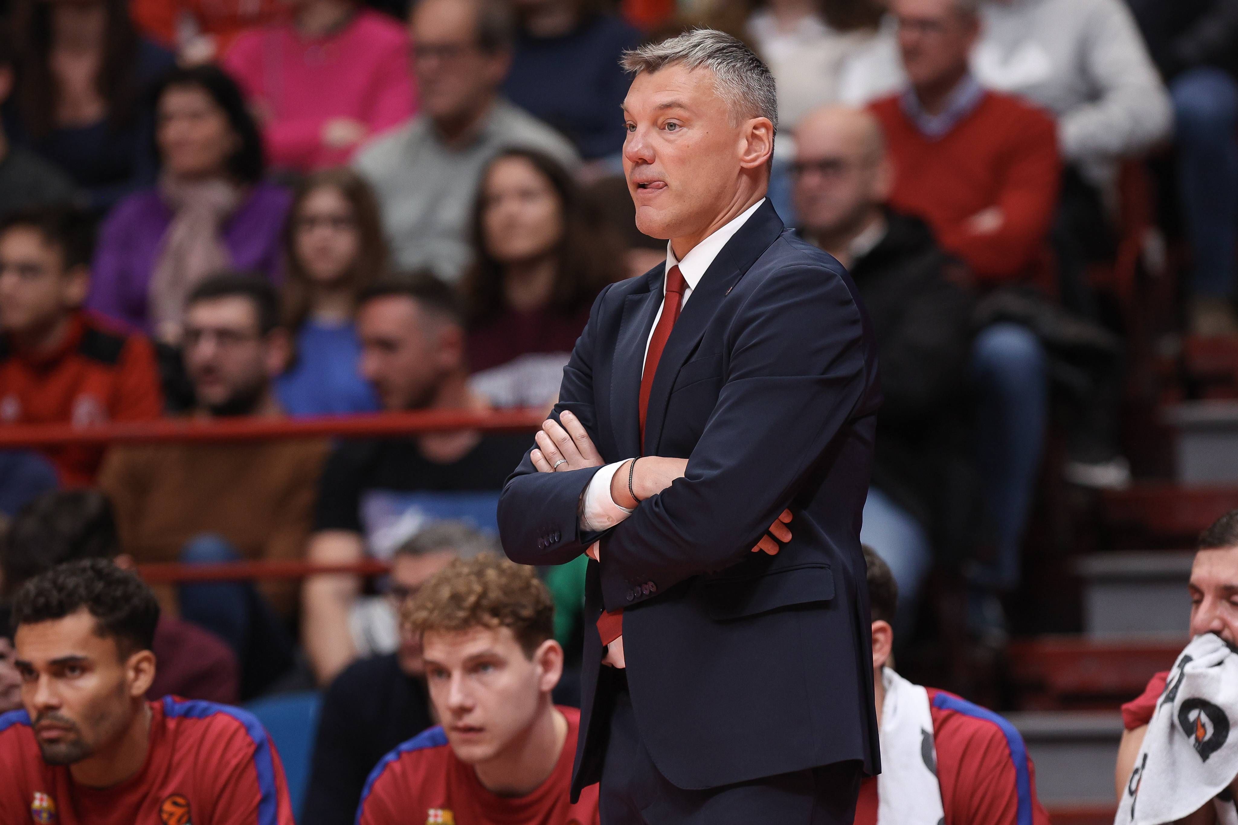 'Saras' Jasikevicius en su etapa como entrenador del FC Barcelona (Cordon Press)