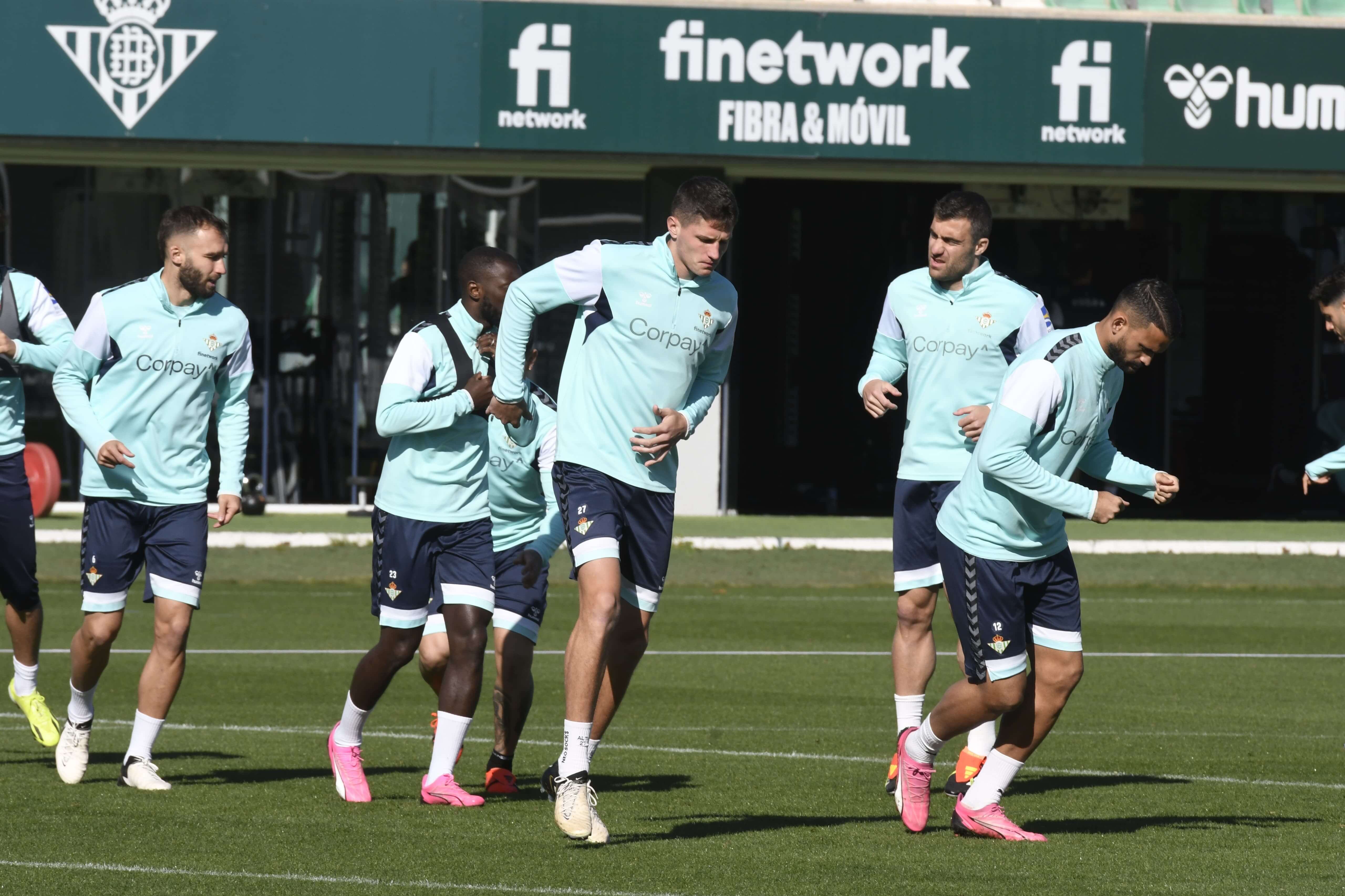 Sergi Altimira, en el entrenamiento