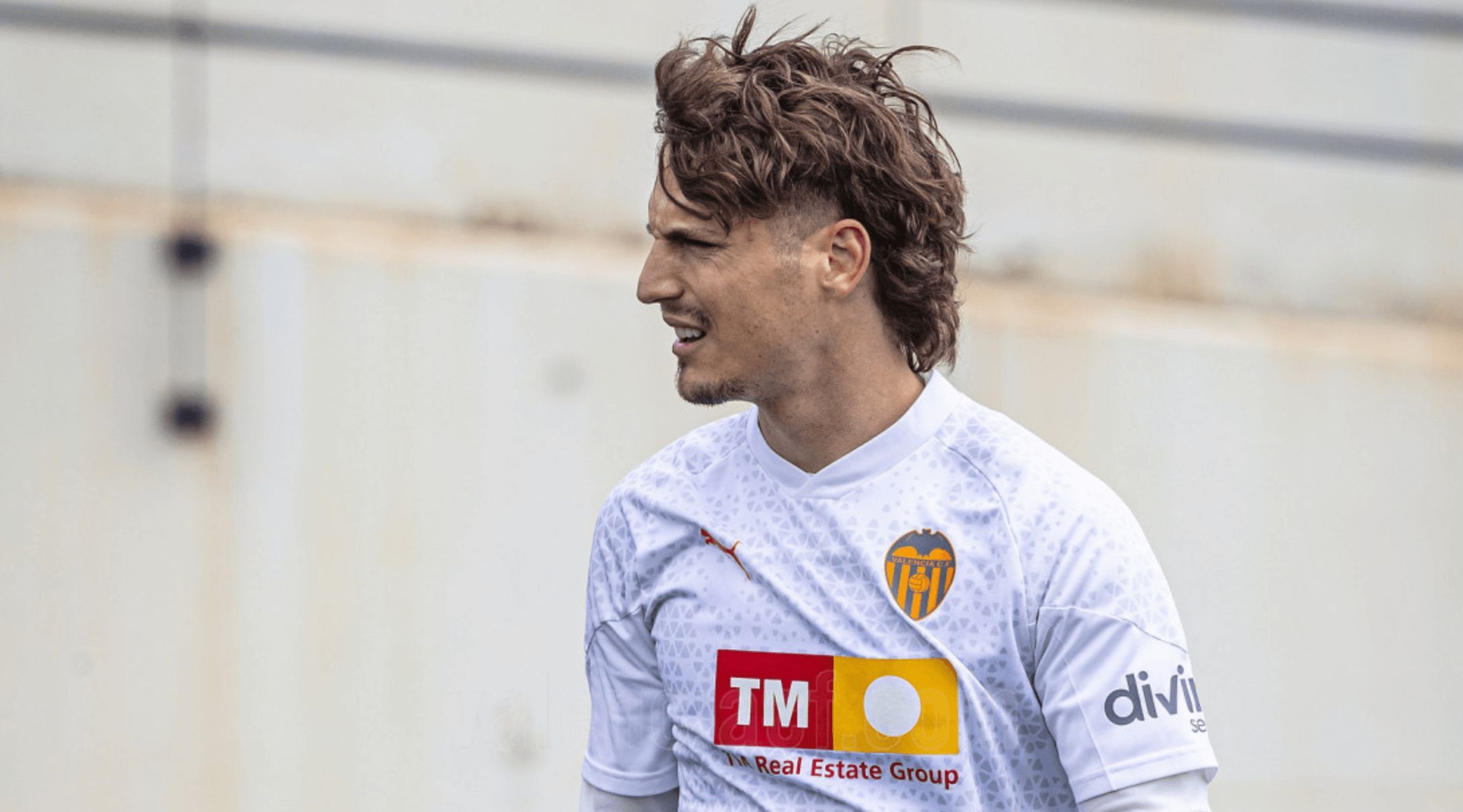  Sergi Canós, en el entrenamiento de este jueves, alta para Baraja.