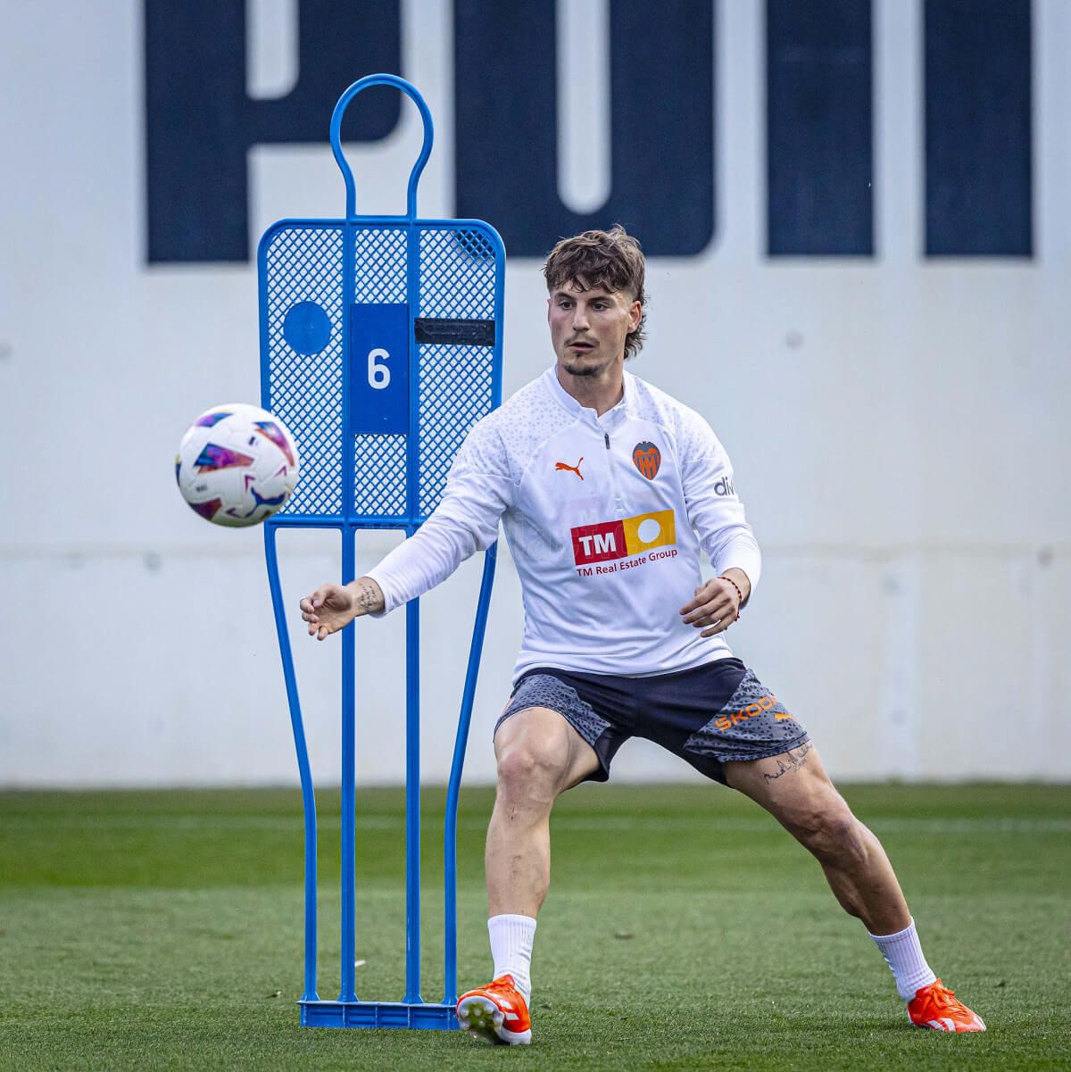 Sergi Canós, en un entrenamiento.