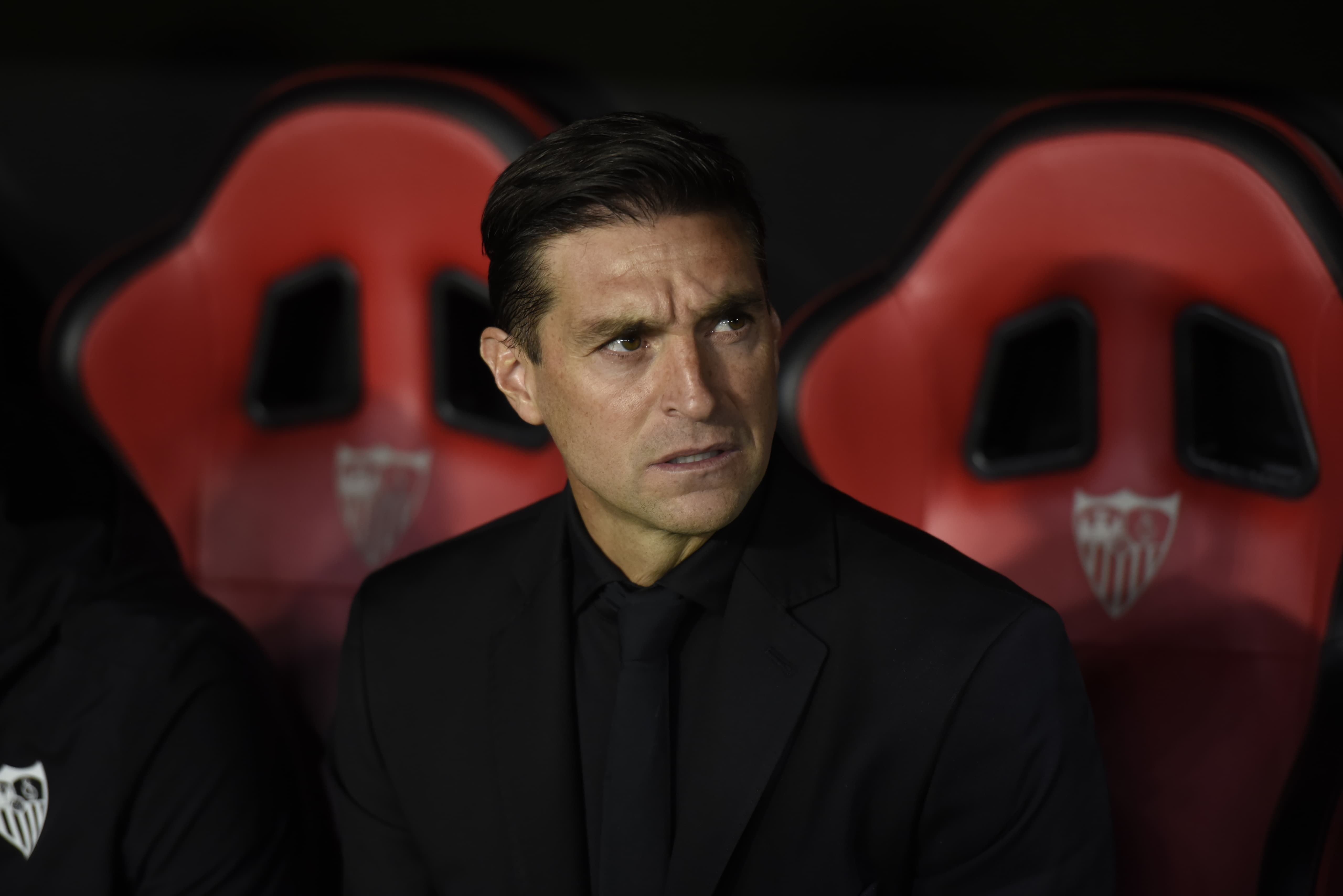 Diego Alonso, en el Sevilla-Getafe.