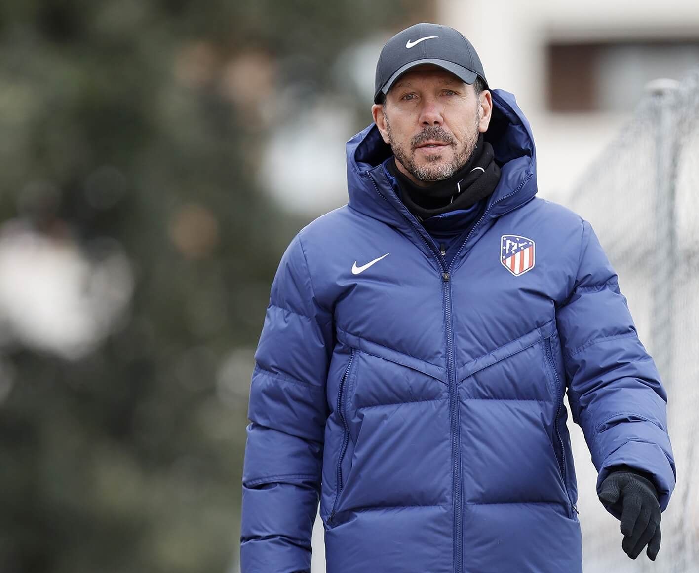 Diego Pablo Simeone, en una sesión del Atlético.