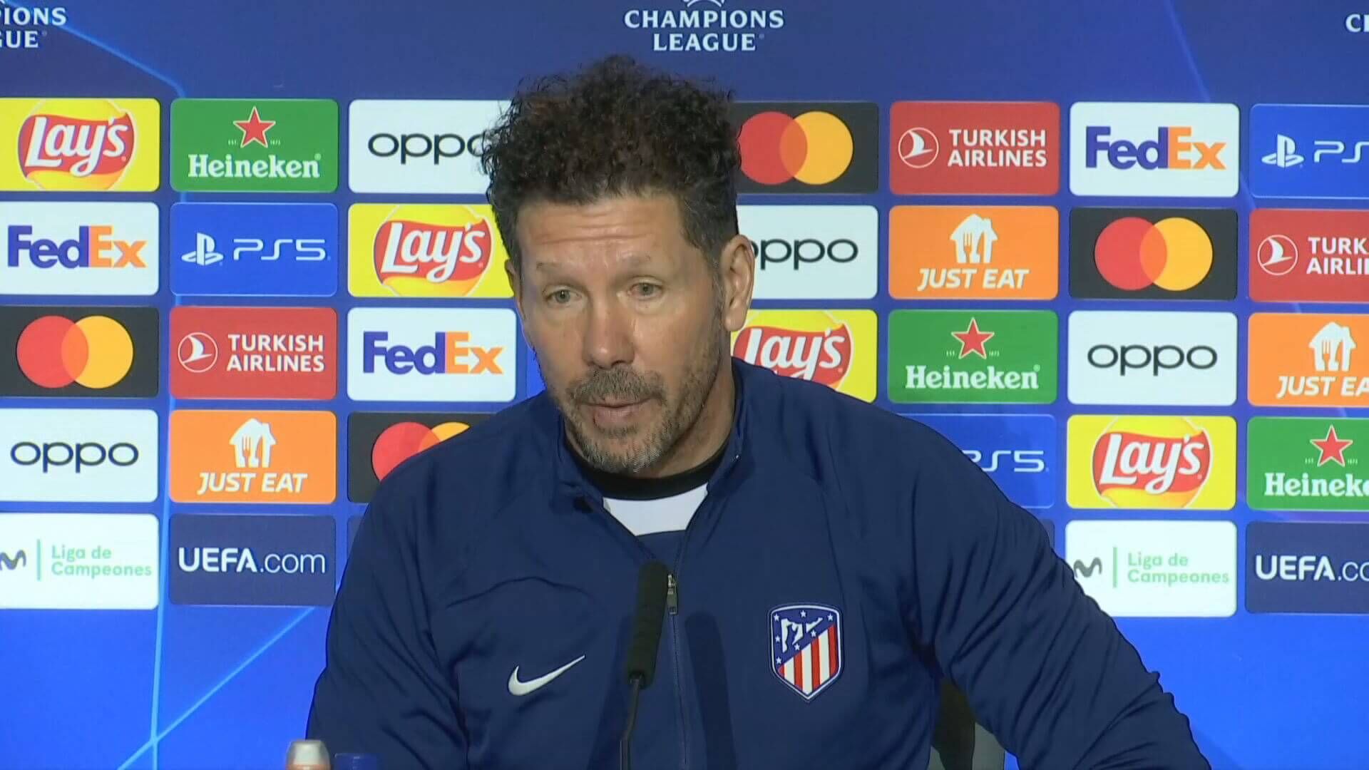  Rueda de prensa del 'Cholo' Simeone en la previa de Champions