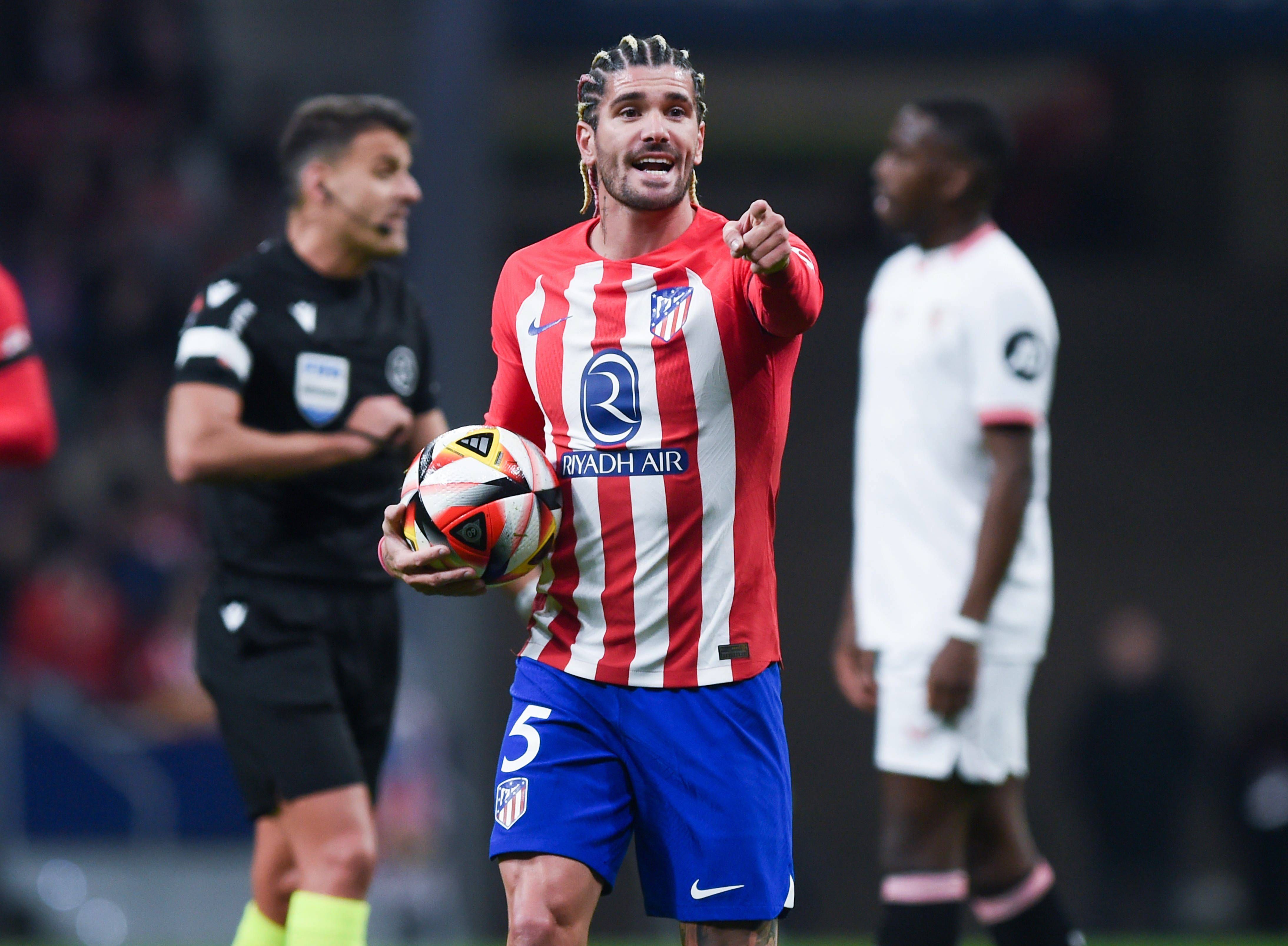  Rodrigo de Paul, en un partido del Atlético.