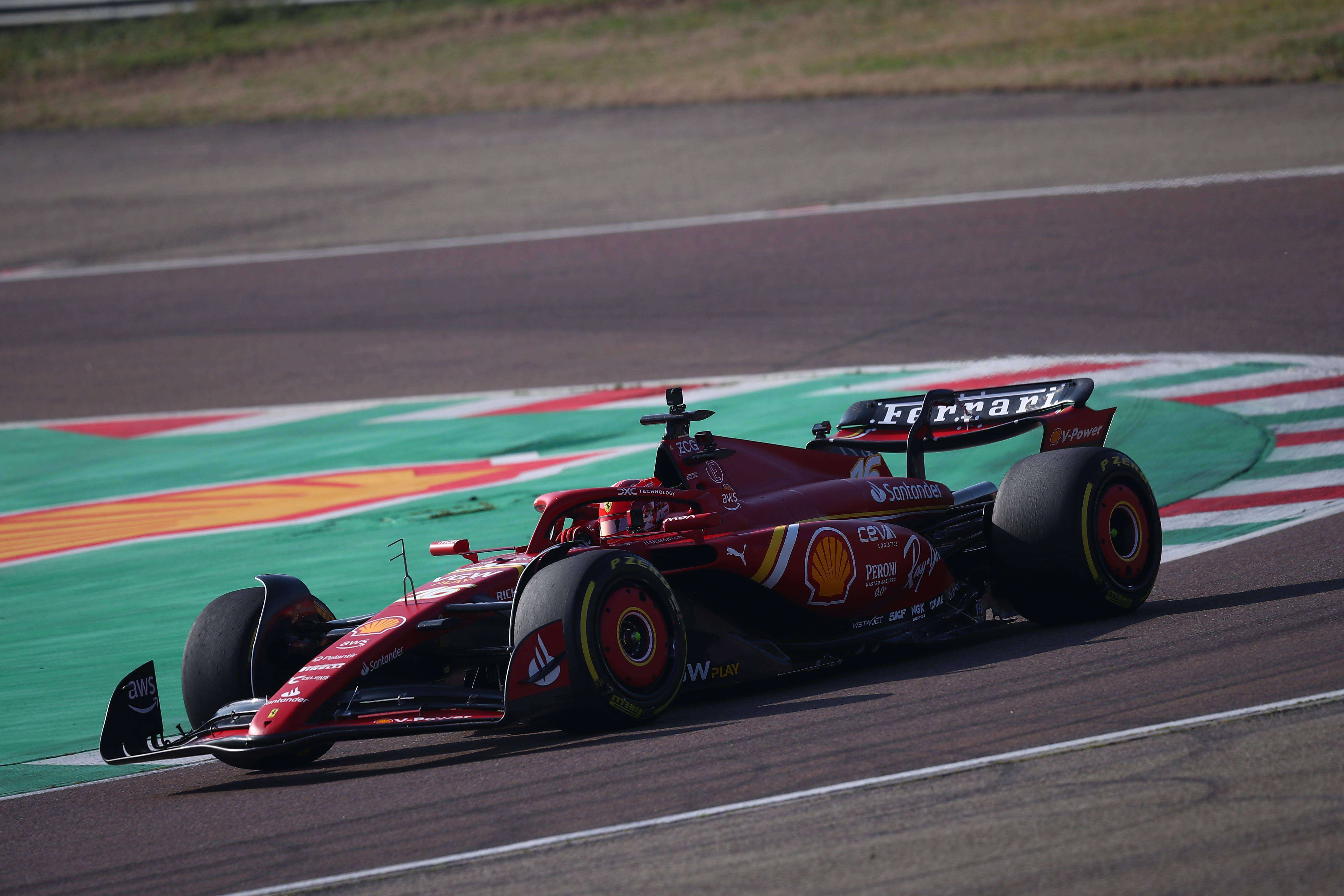 Charles Leclerc, en el 'filming day' previo al inicio del Mundial de Fórmula 1.