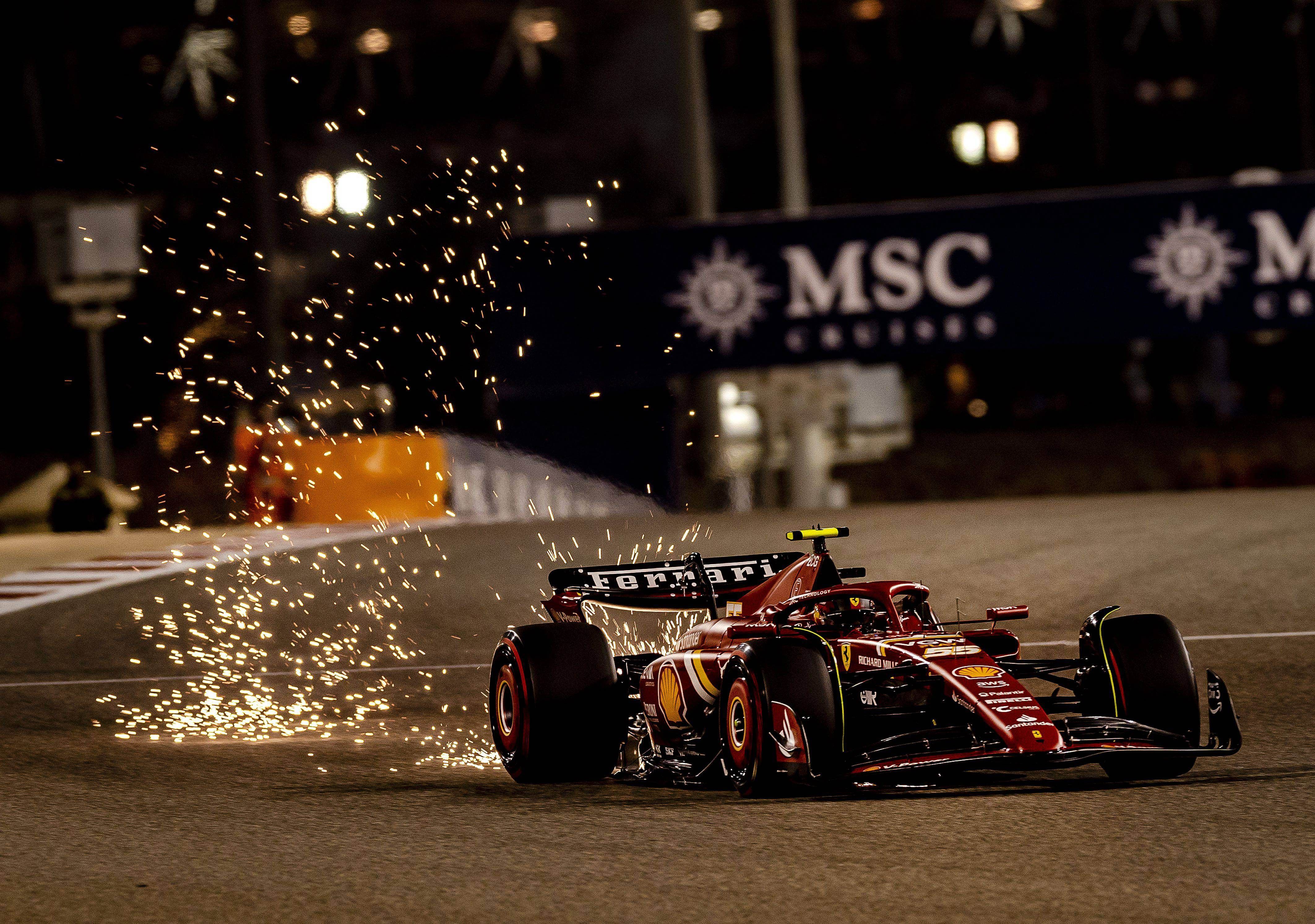 Carlos Sainz, en Bahréin.