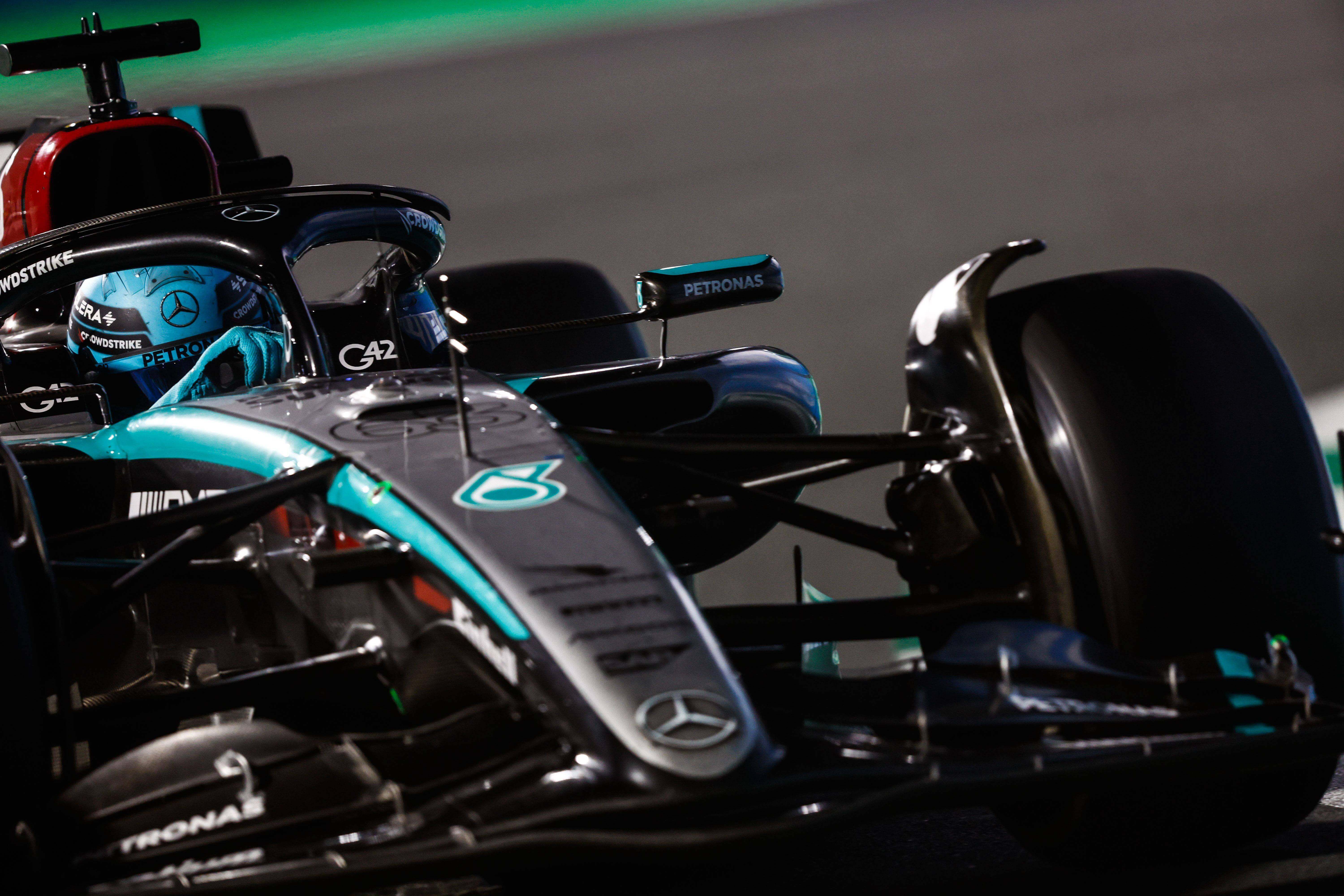  George Russell, en el GP de Arabia Saudí.