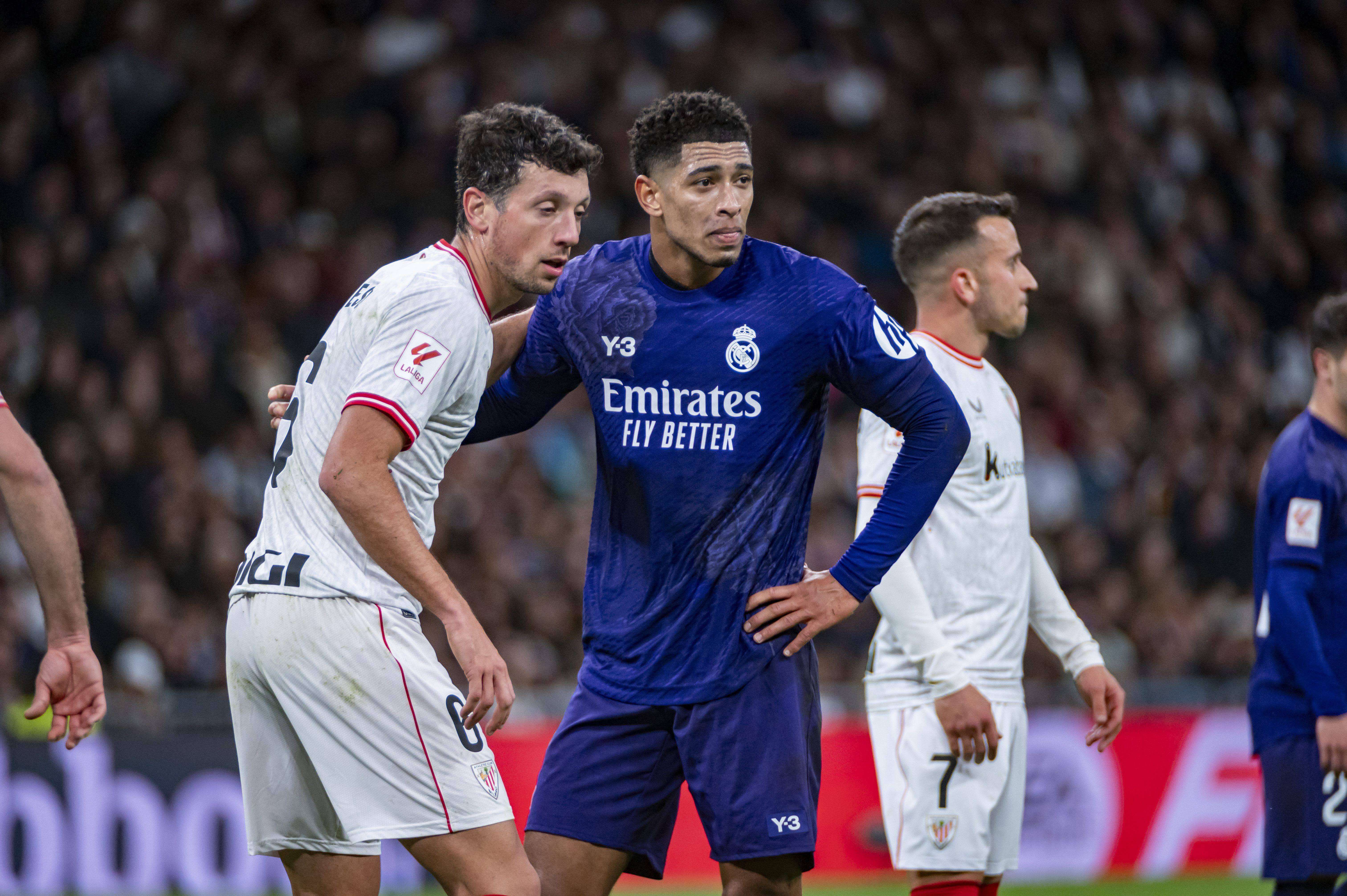  Mikel Vesga y Jude Bellingham en el Real Madrid - Athletic