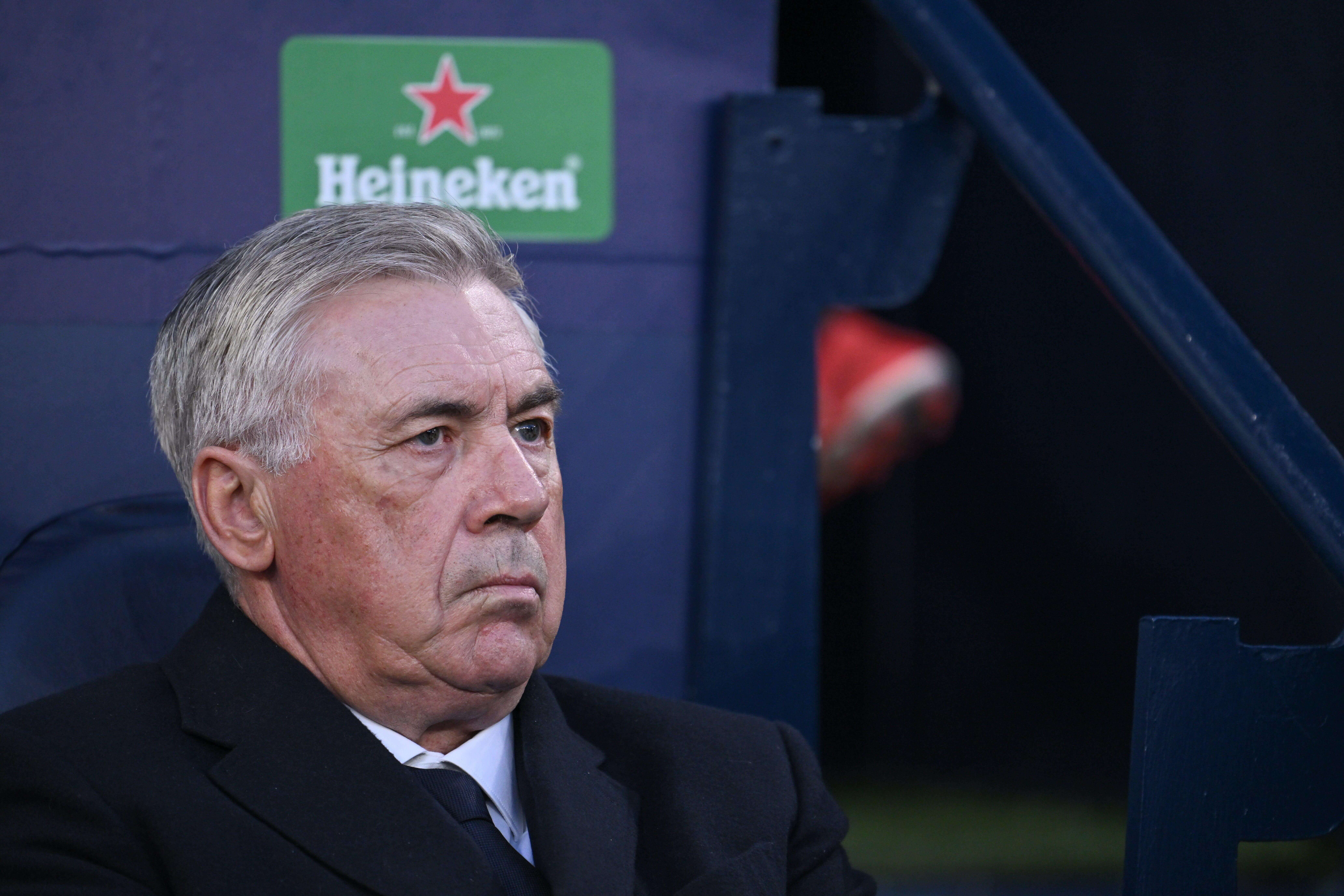 Carlo Ancelotti, antes del Manchester City-Real Madrid.