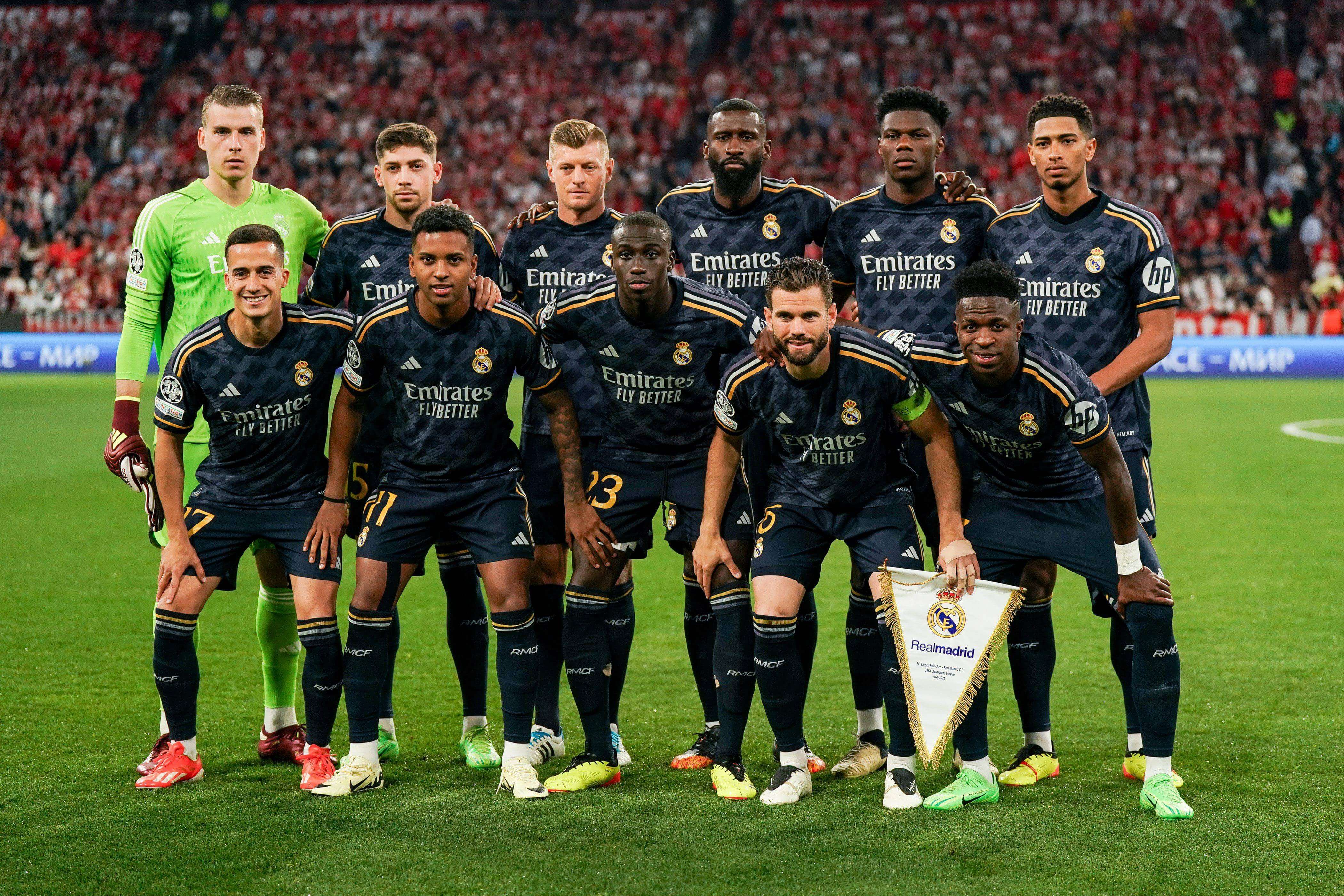  La alineación del Real Madrid ante el Bayern de Múnich (Cordon Press)