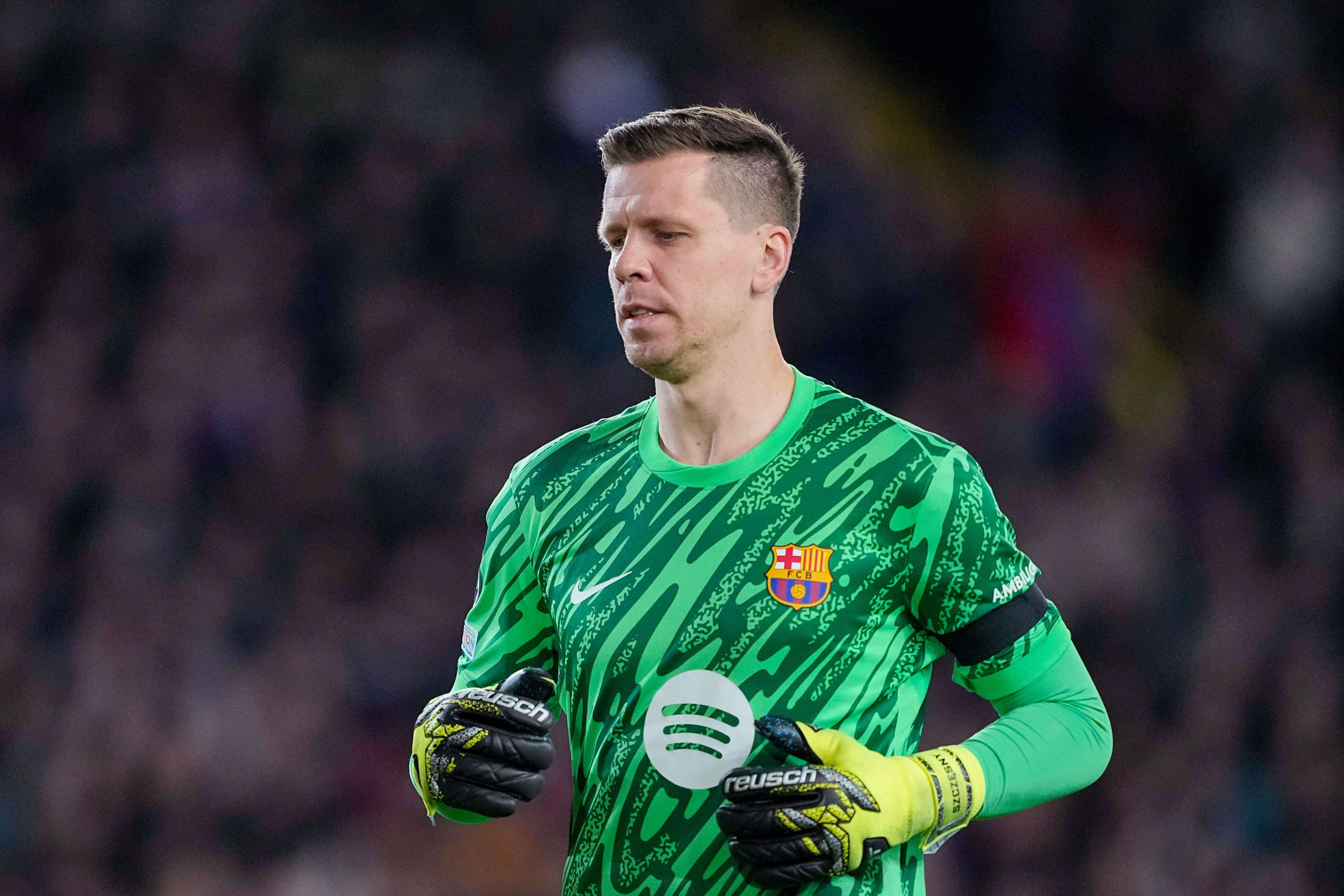 Szczesny, en un partido con el FC Barcelona (Cordon Press)