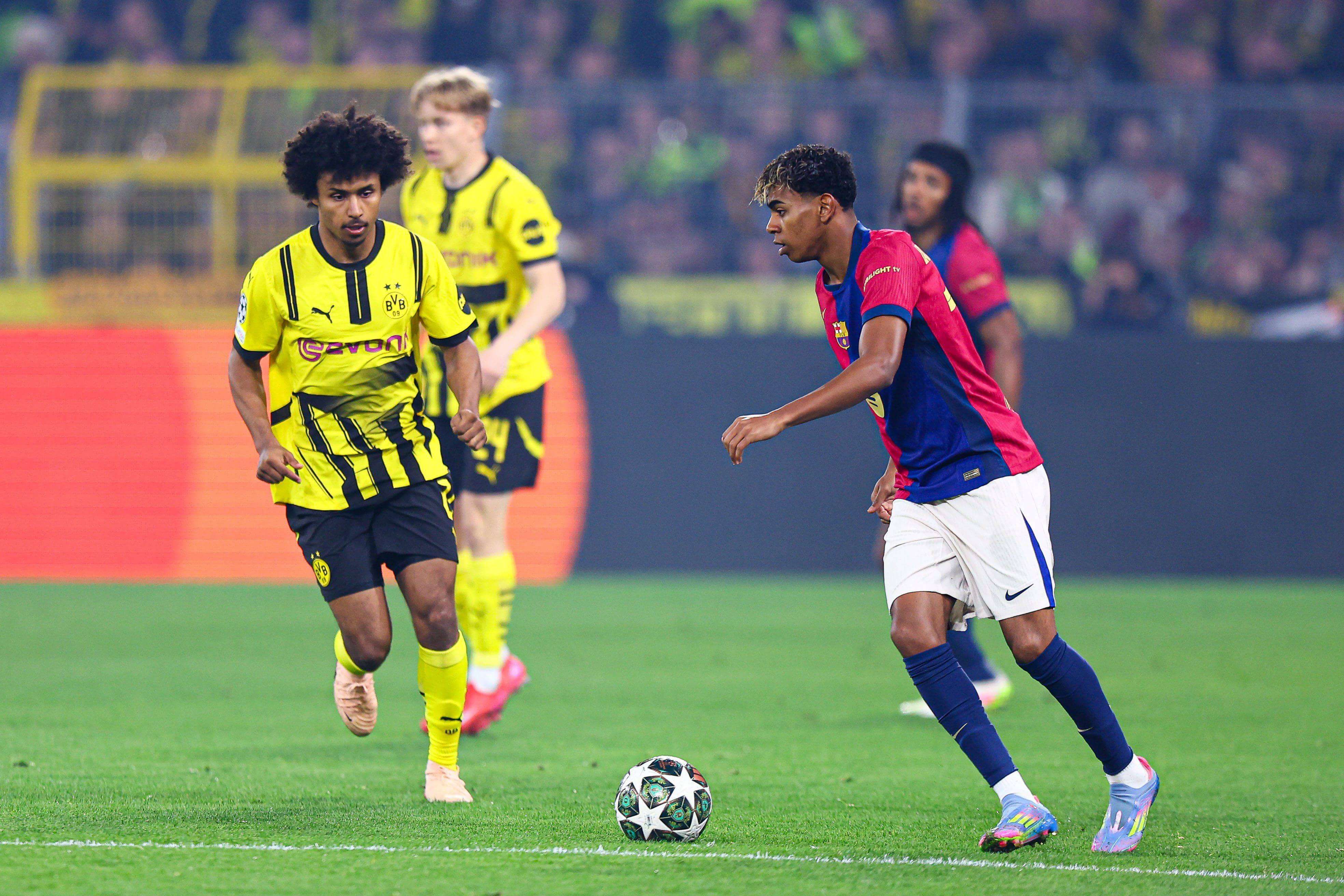  Lamine Yamal ante el Borussia Dortmund (Cordon Press)