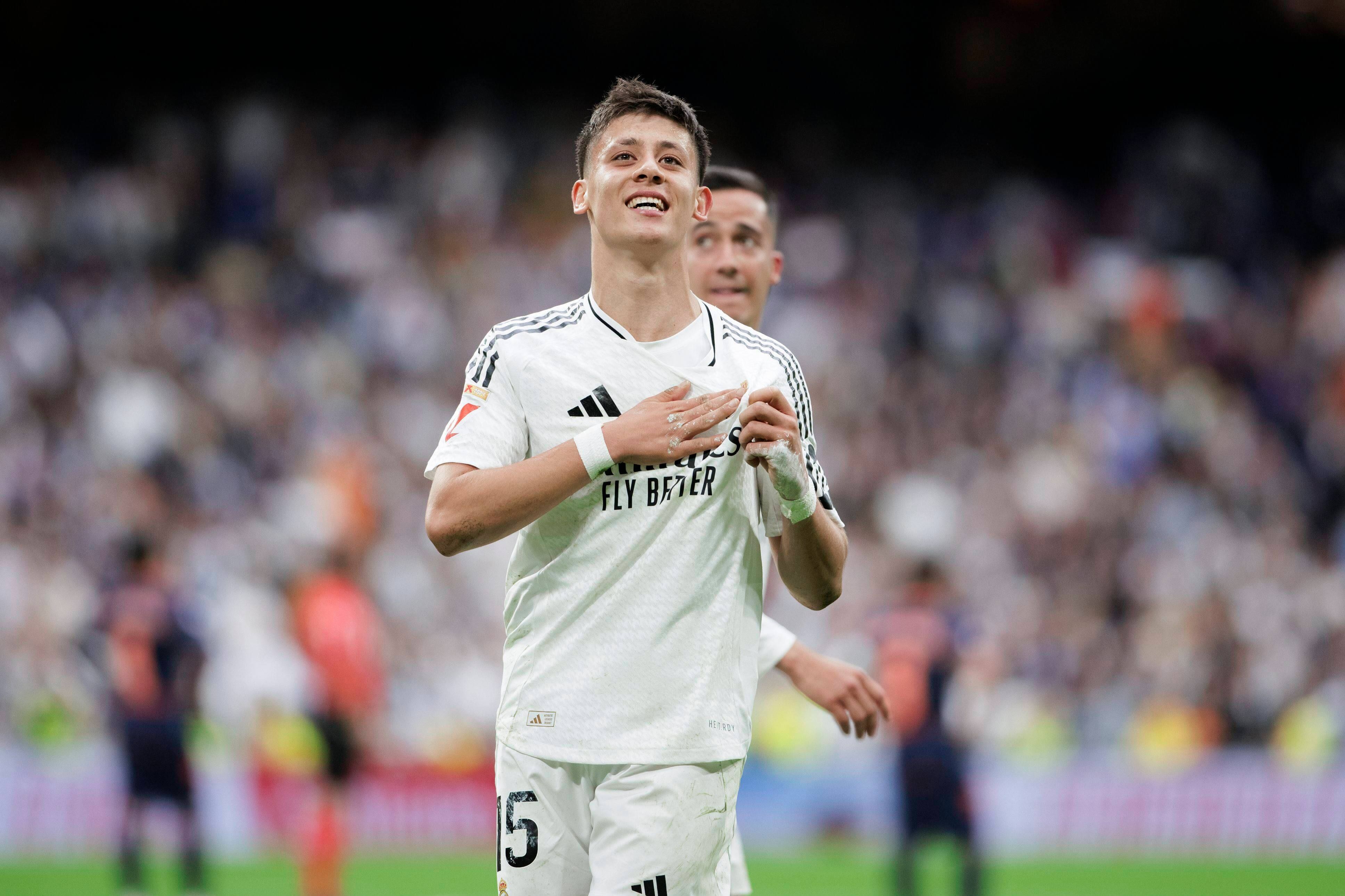  Arda Güler celebrando un gol con el Real Madrid (Cordon Press)