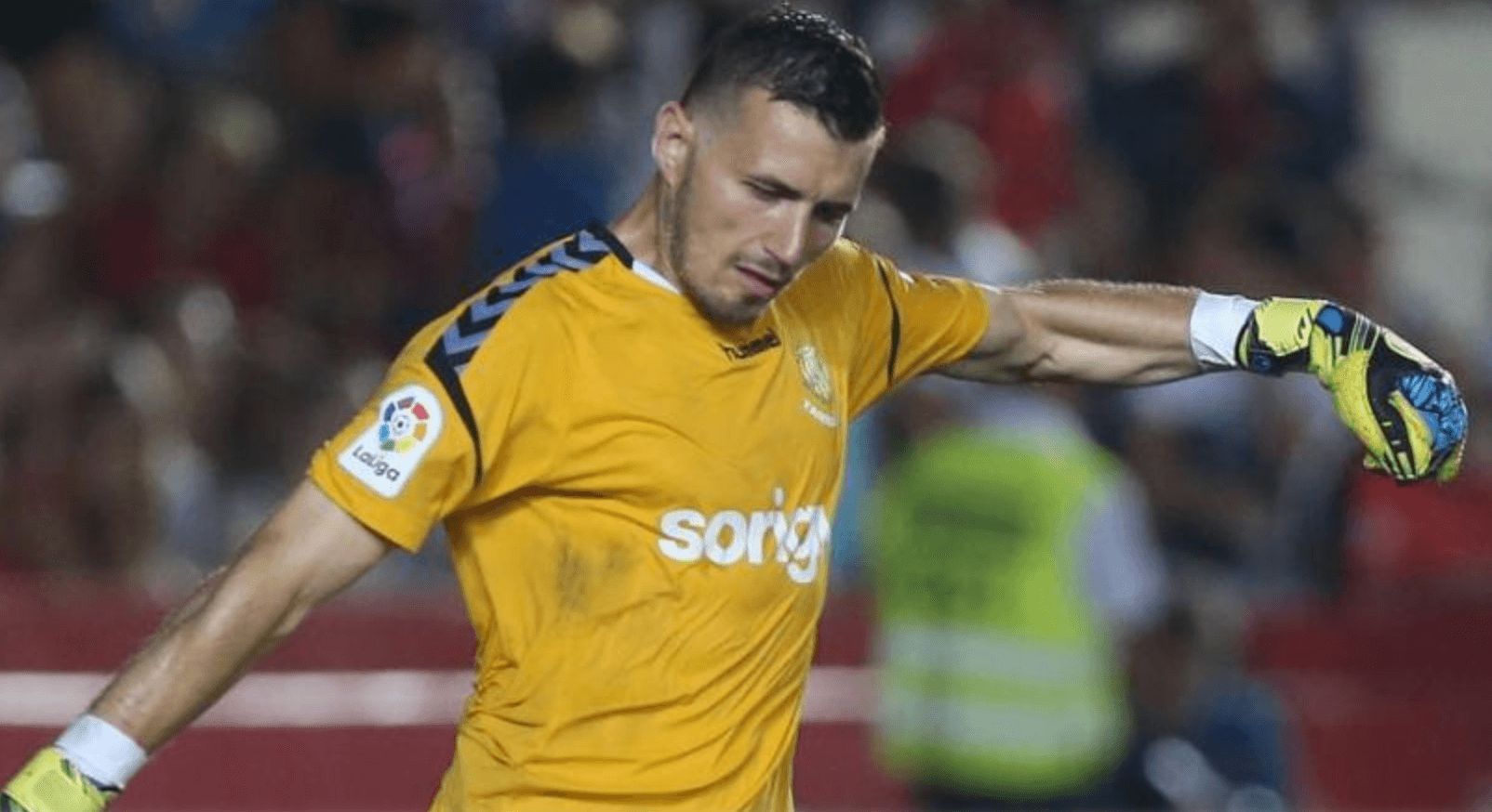 Stole Dimitrievski con el Nàstic