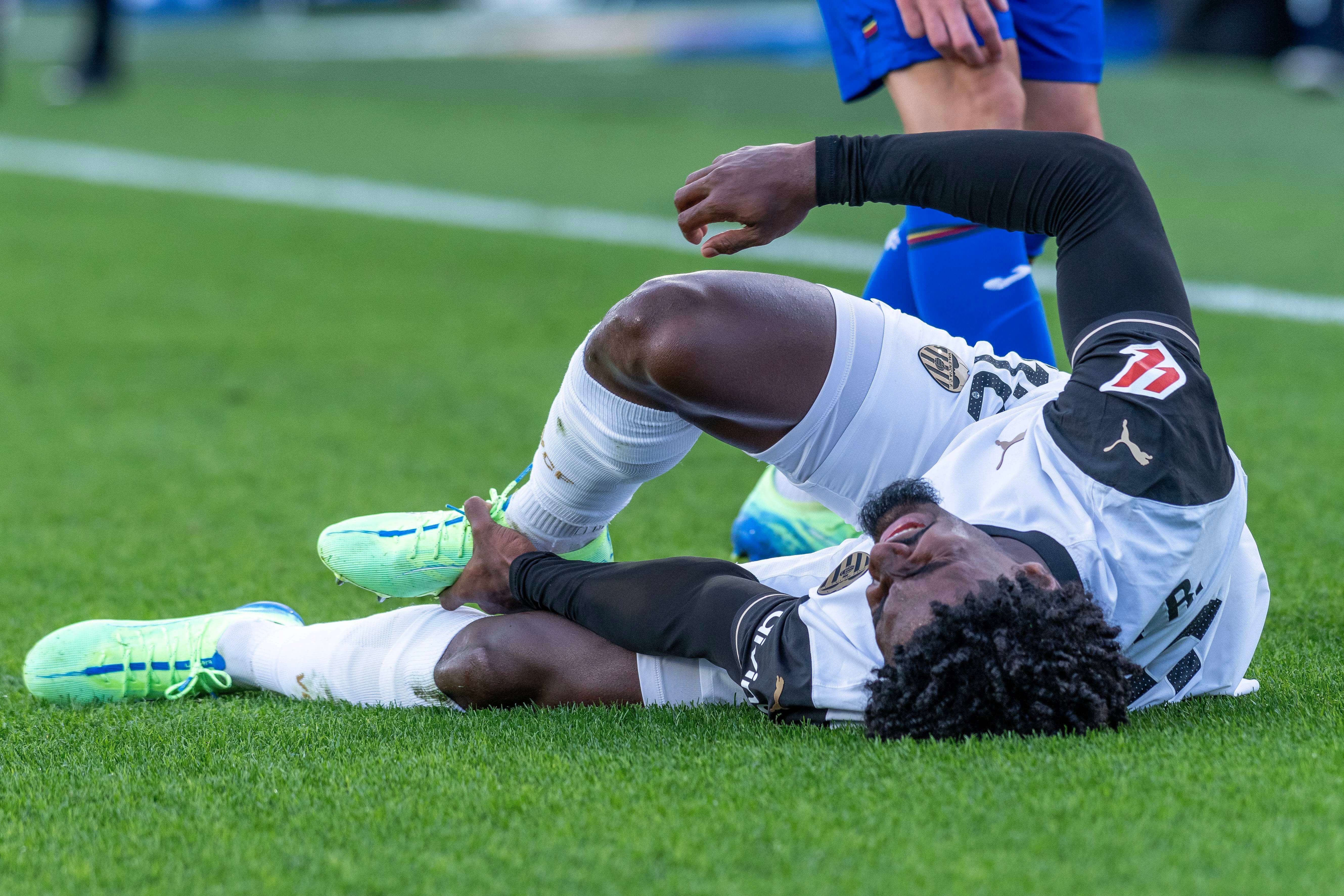  Thierry Correia se lesiona en Getafe.