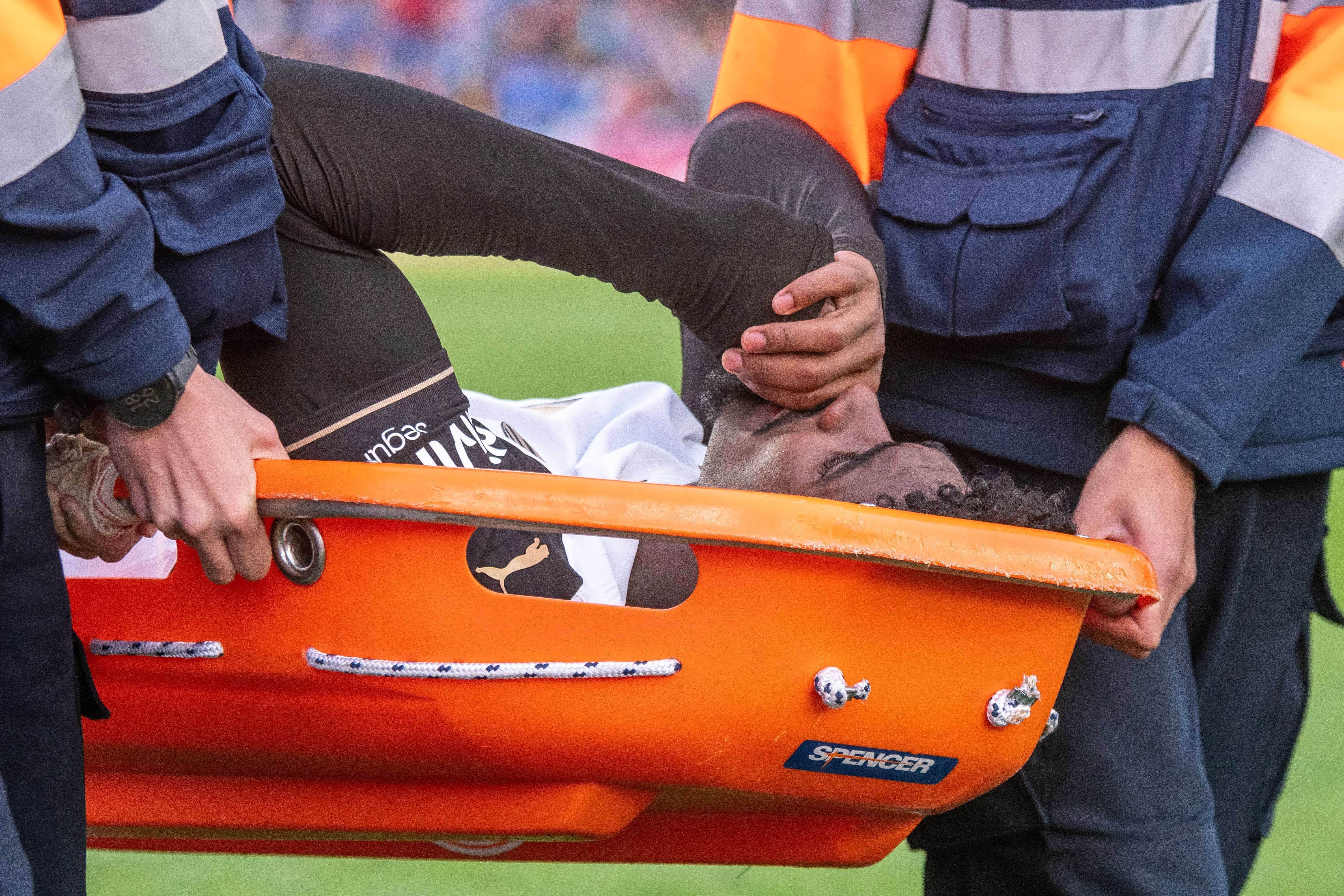 Thierry Correia se lesiona en Getafe.