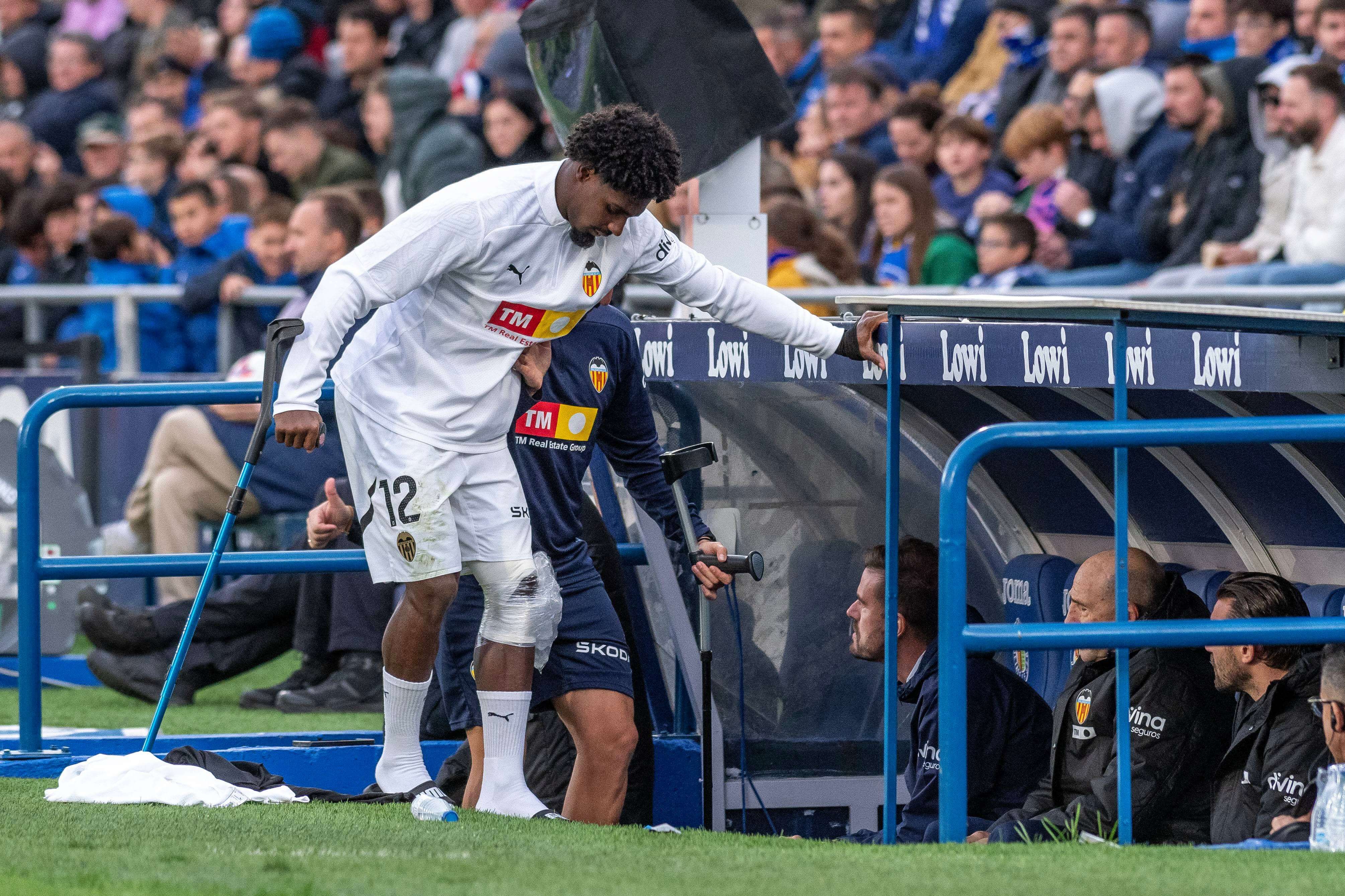  Thierry Correia se lesiona en Getafe.