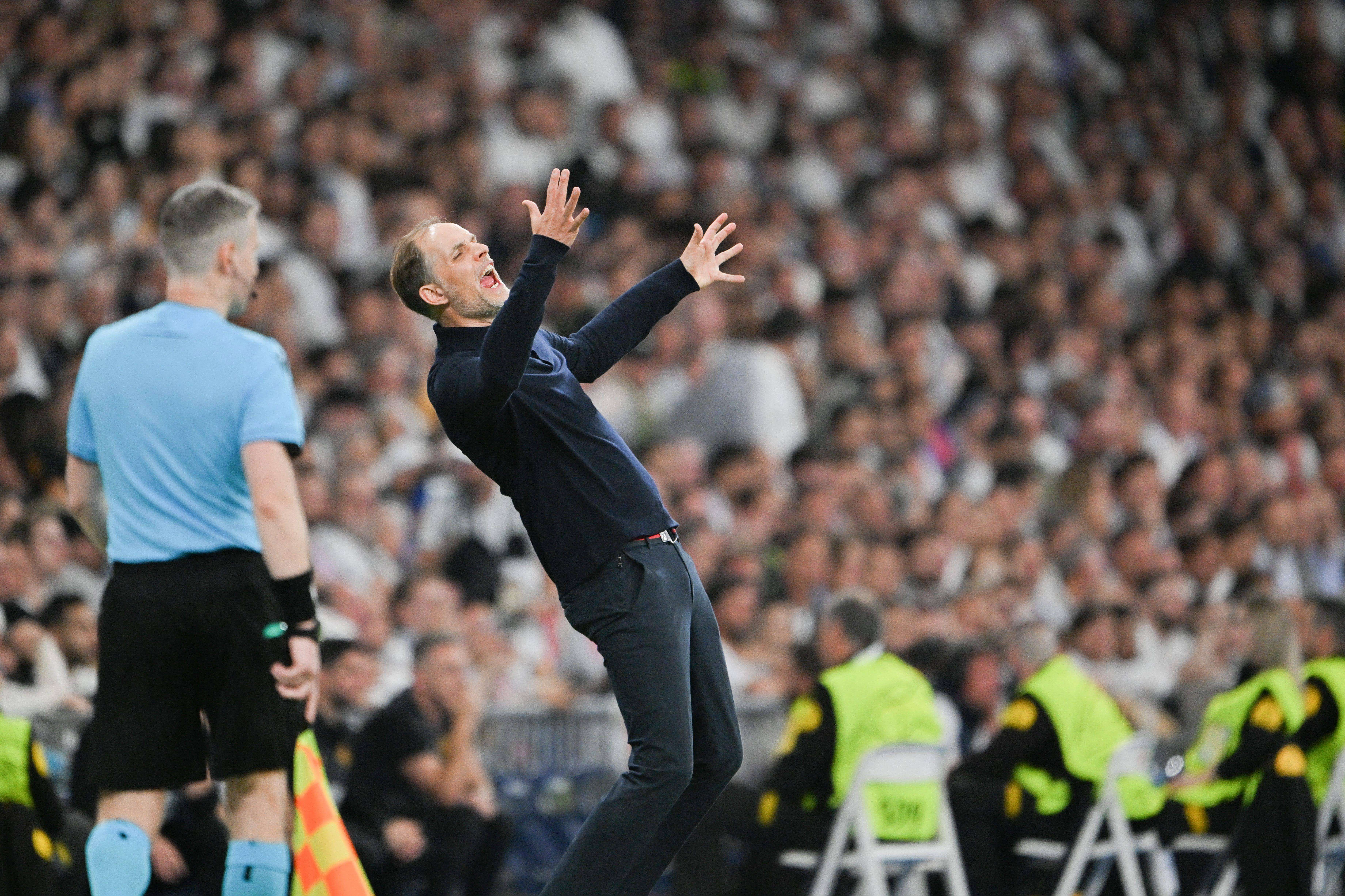 Thomas Tuchel, en el Real Madrid-Bayern.