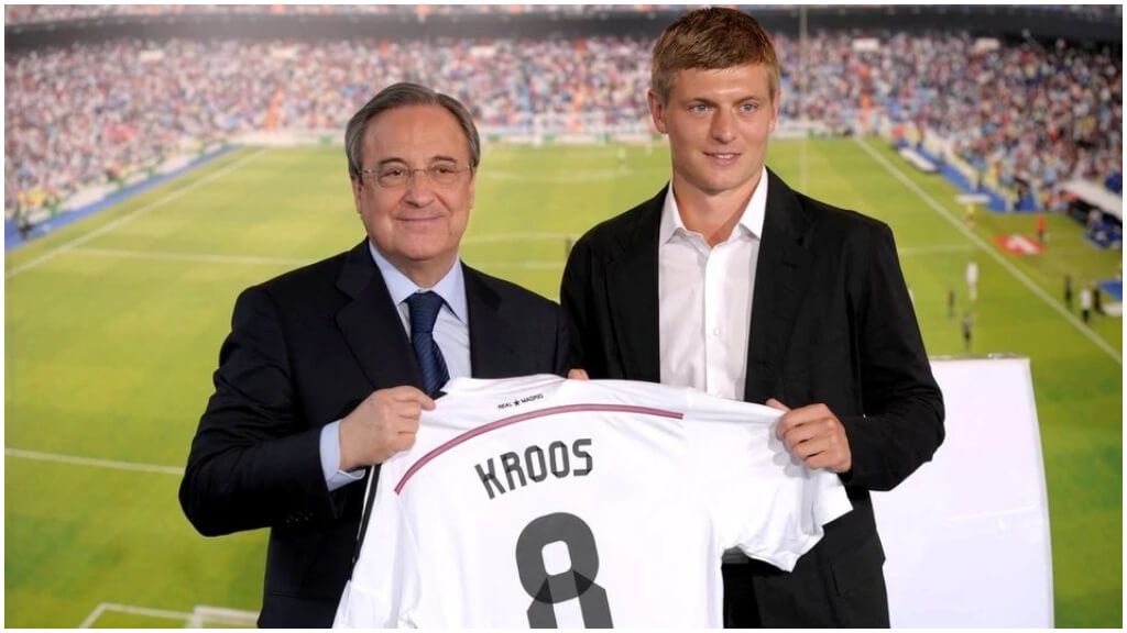 Toni Kroos, durante su presentación en el Real Madrid (foto: Cordon Press).