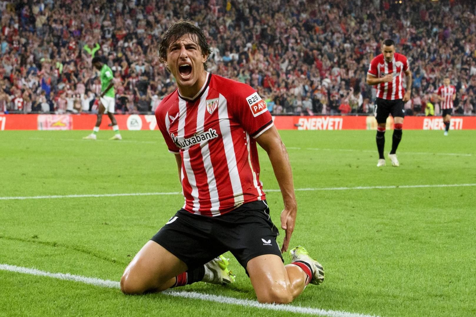  Gol de Unai Gómez ante el Betis en San Mamés.