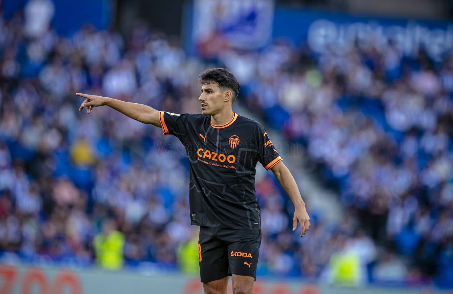 Almeida en el Real Sociedad-Valencia