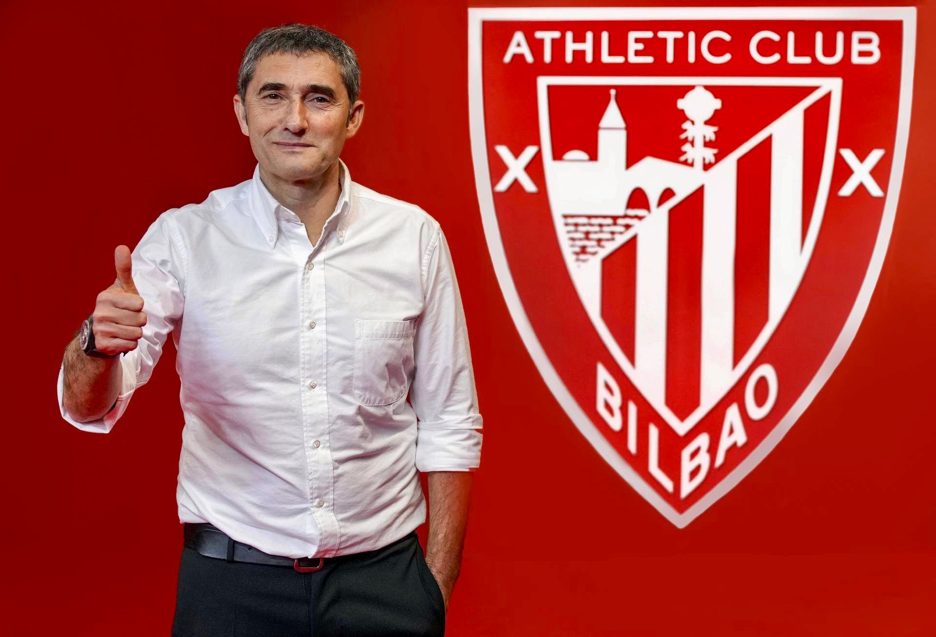 Ernesto Valverde cumple su tercera etapa en San Mamés (Foto: Athletic Club).