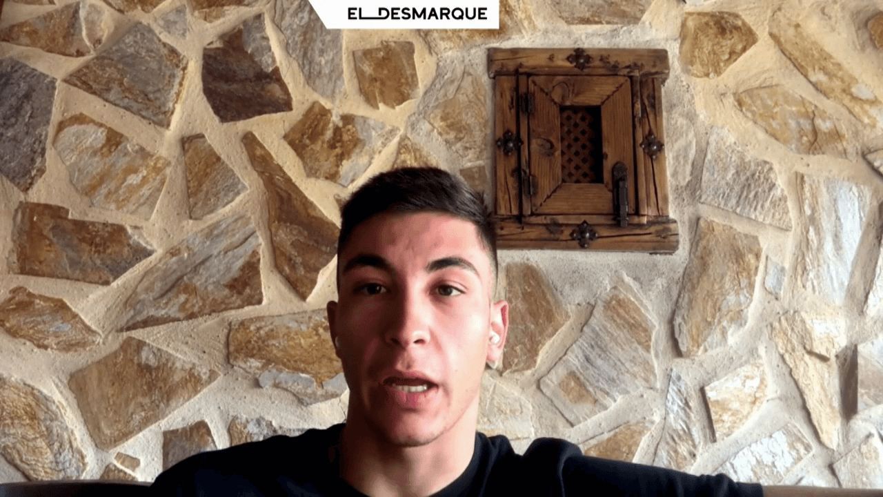  Raúl Fernández, en el Canal de Twitch de ElDesmarque