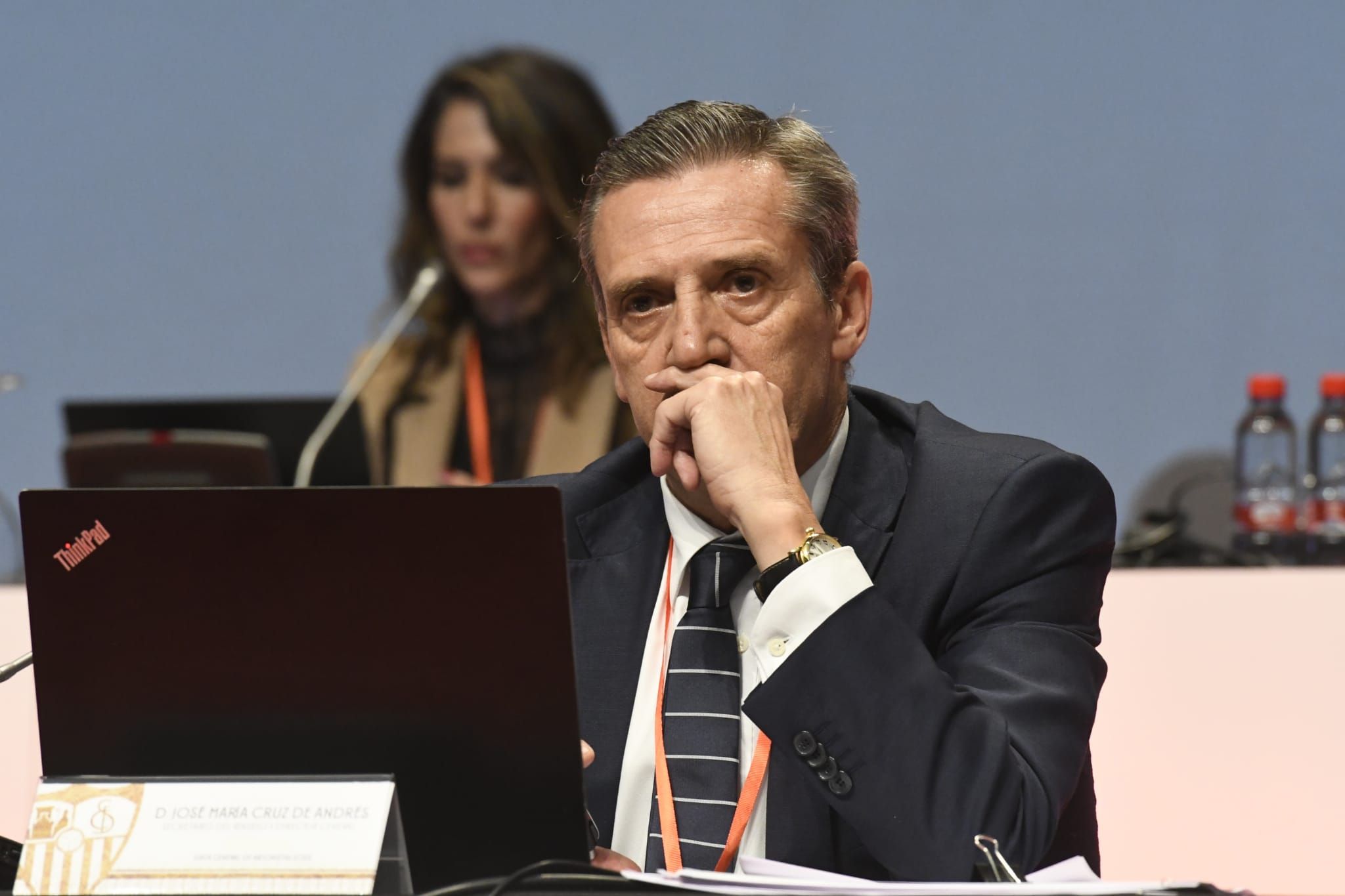 José María Cruz, antes de la Junta.