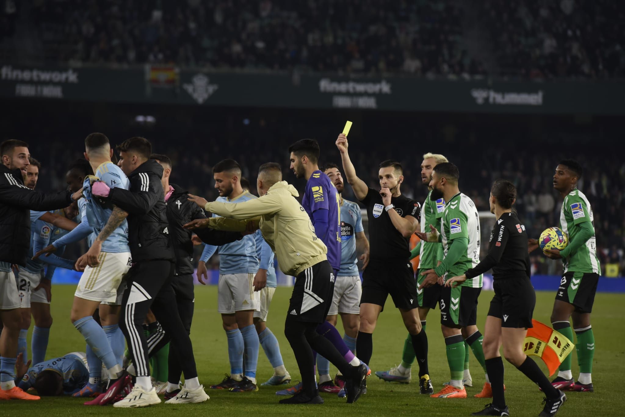 Tangana final en el Betis - Celta.