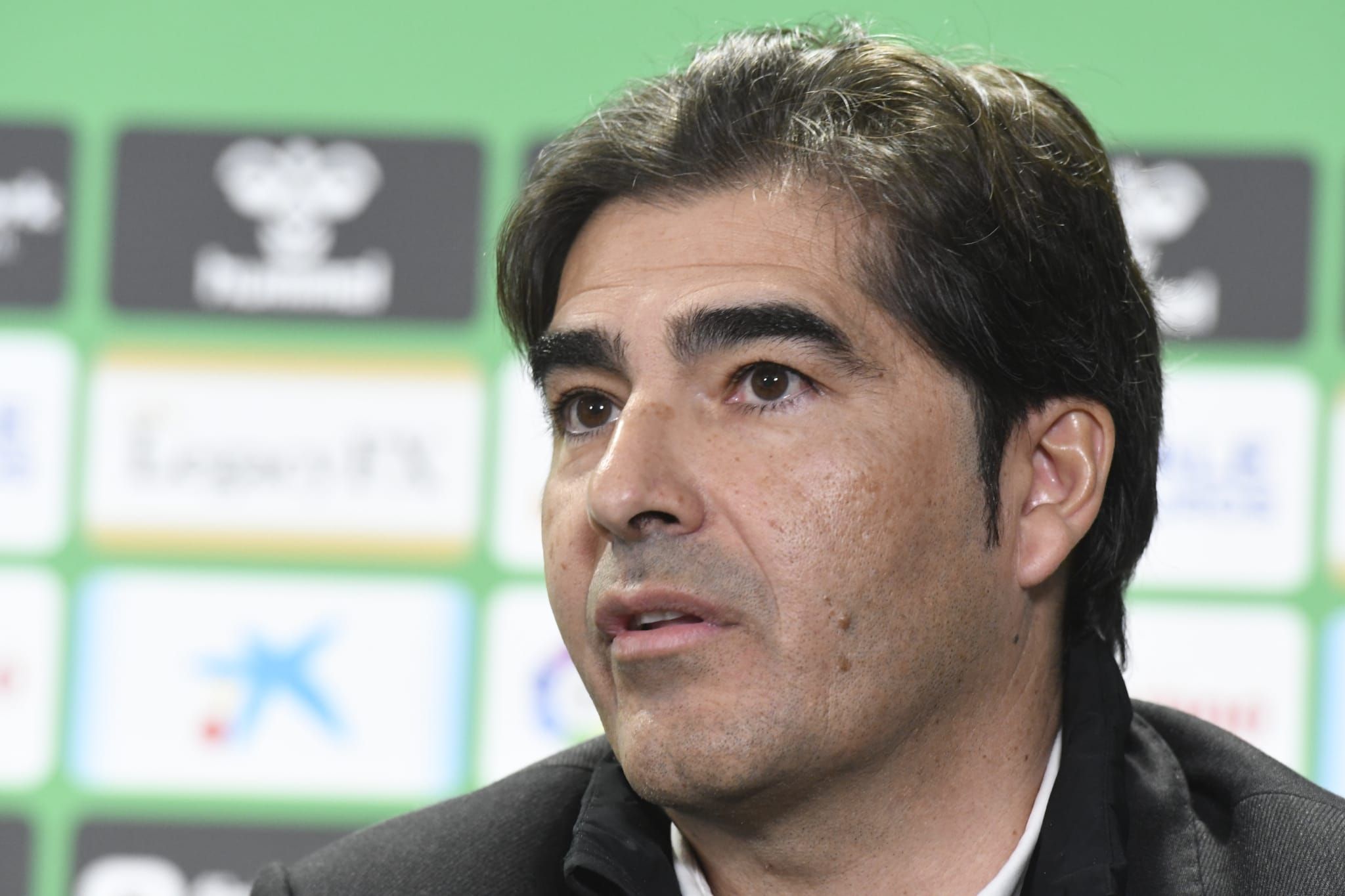 Haro, en sala de prensa.