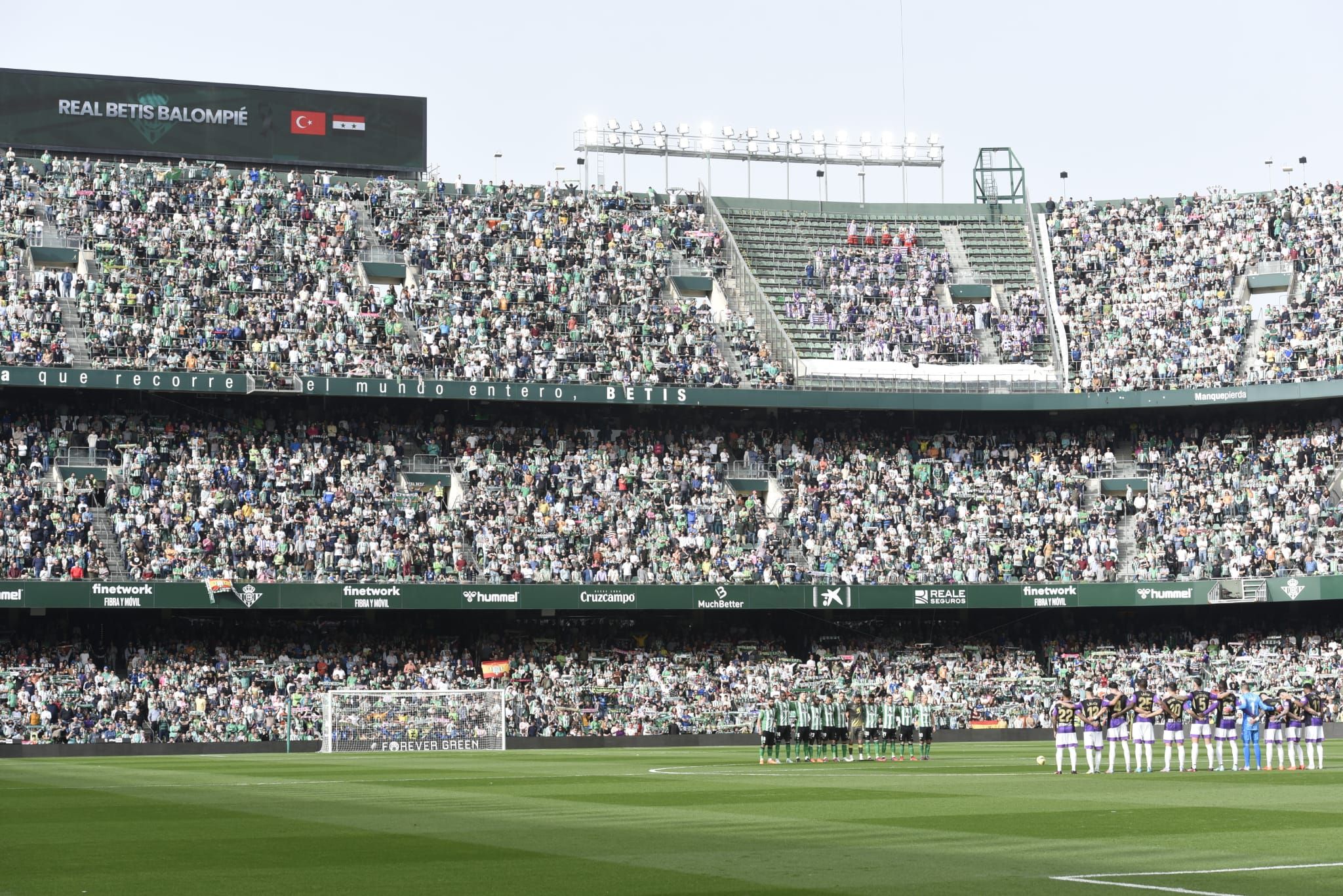  El Benito Villamarín, antes del partido.