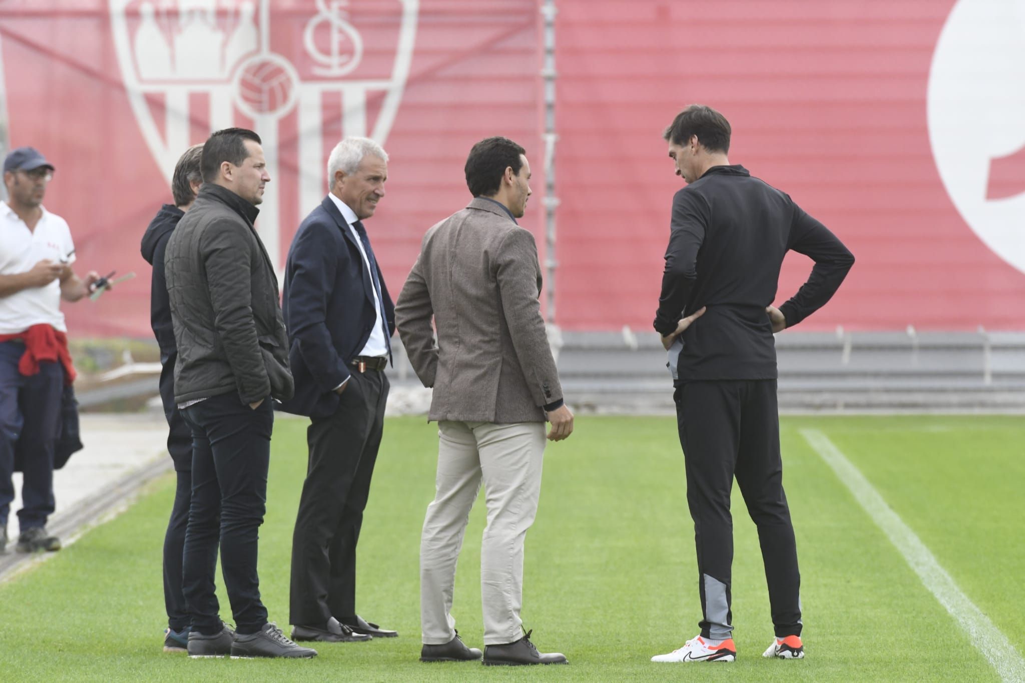Diego Alonso y Del Nido Carrasco, en la sesión del sábado.