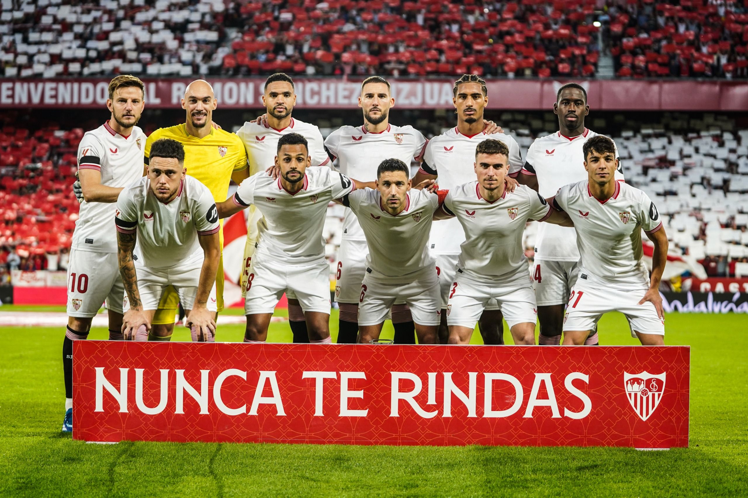 El once del Sevilla ante el Betis.