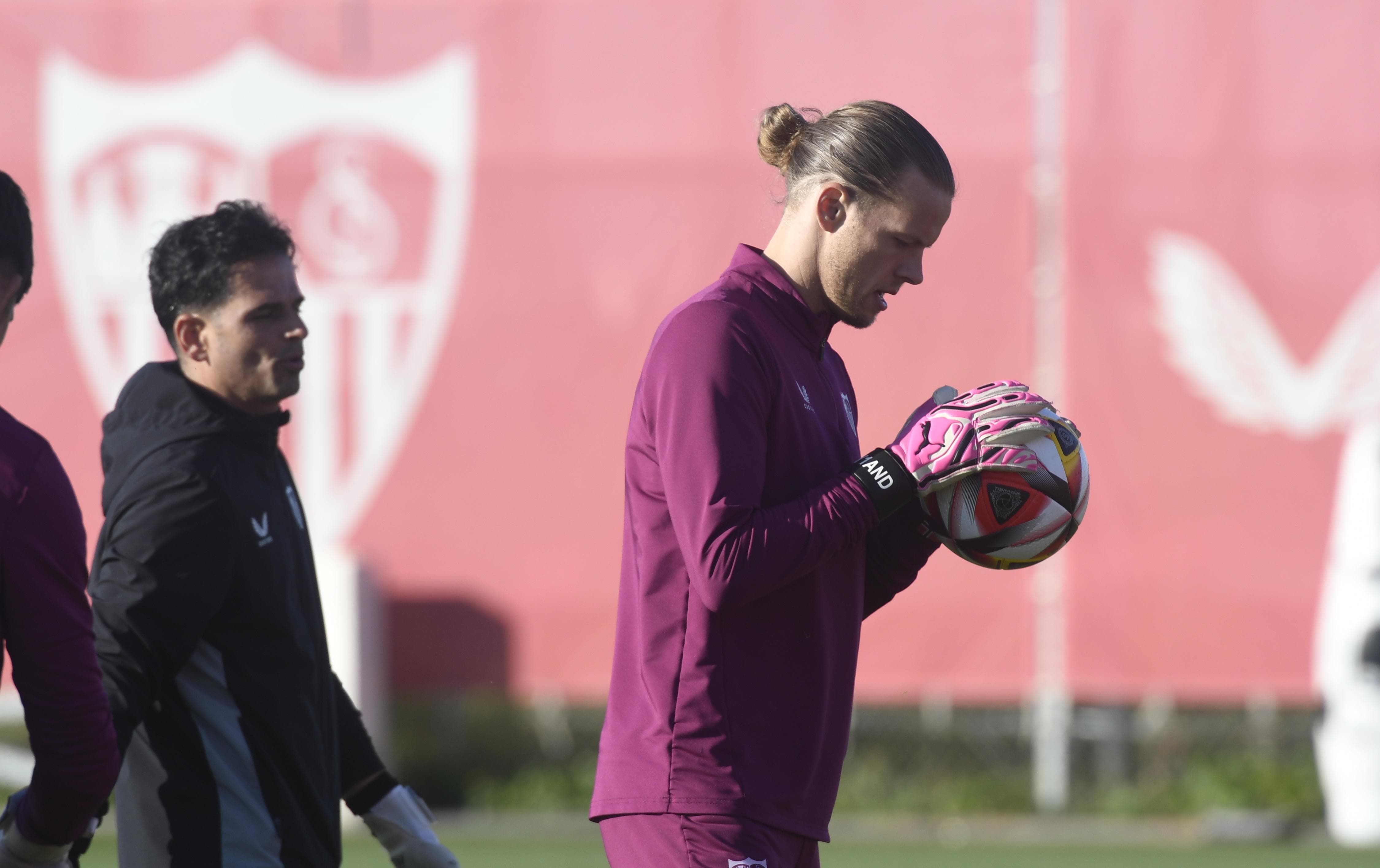  Nyland, durante el entrenamiento de este martes.