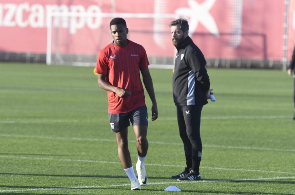 Quique e Idumbo, en la sesión del miércoles.