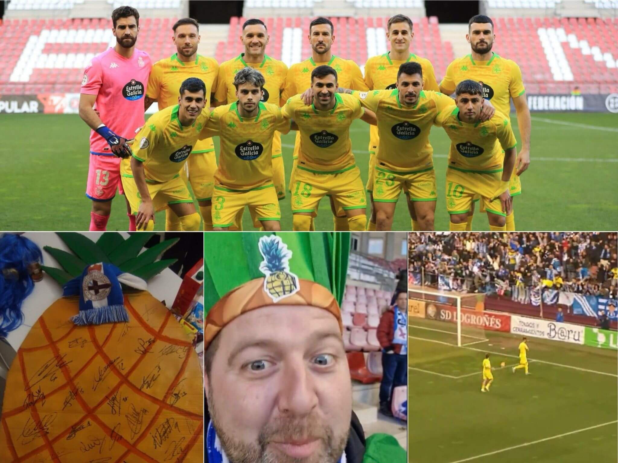  La 'piña mecánica' del Dépor.